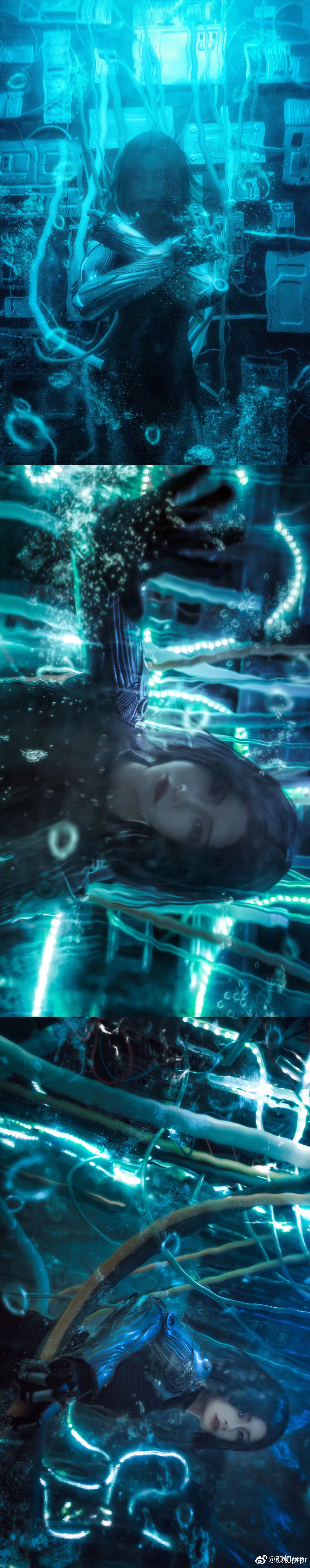 【COS】这个城市让好人变成坏人 阿丽塔：战斗天使@颜初prpr COSPLAY-第2张