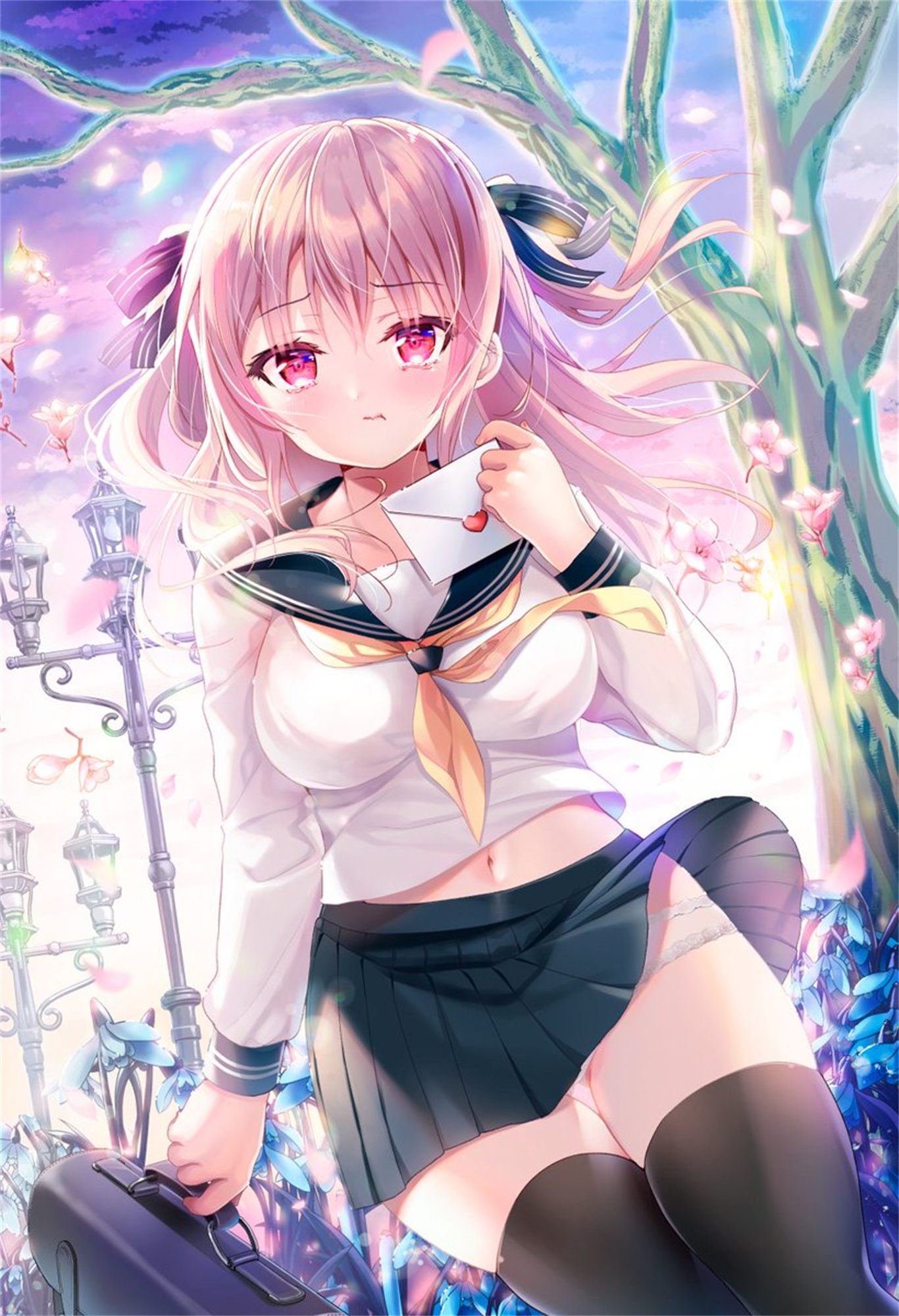 【P站美图】JK  原神同人(八重神子、胡桃、甘雨) 猫娘​等一应俱全 P站美图-第2张