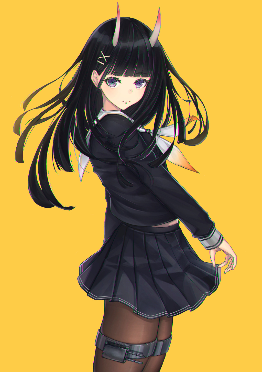 【P站画师】过膝袜和美腿更配哦！韩国画师Flippy的插画作品推荐 - dimtown.COM