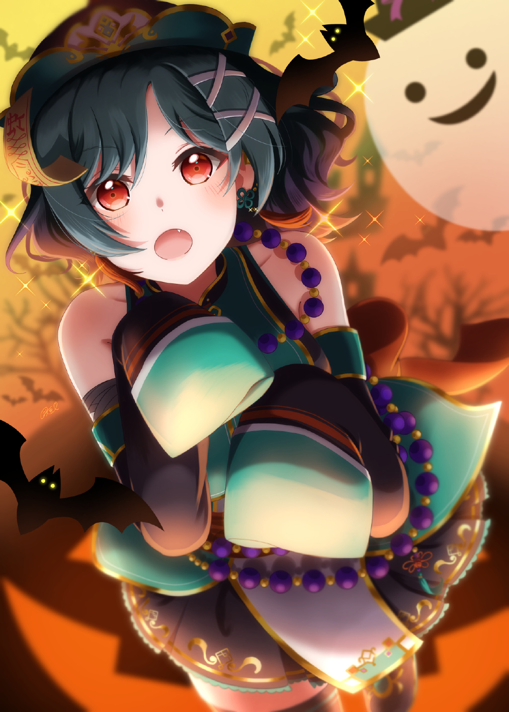 【P站美图】黑发红瞳的JK大小姐!《LoveLive!虹咲》三船栞子壁纸特辑 - dimtown.COM