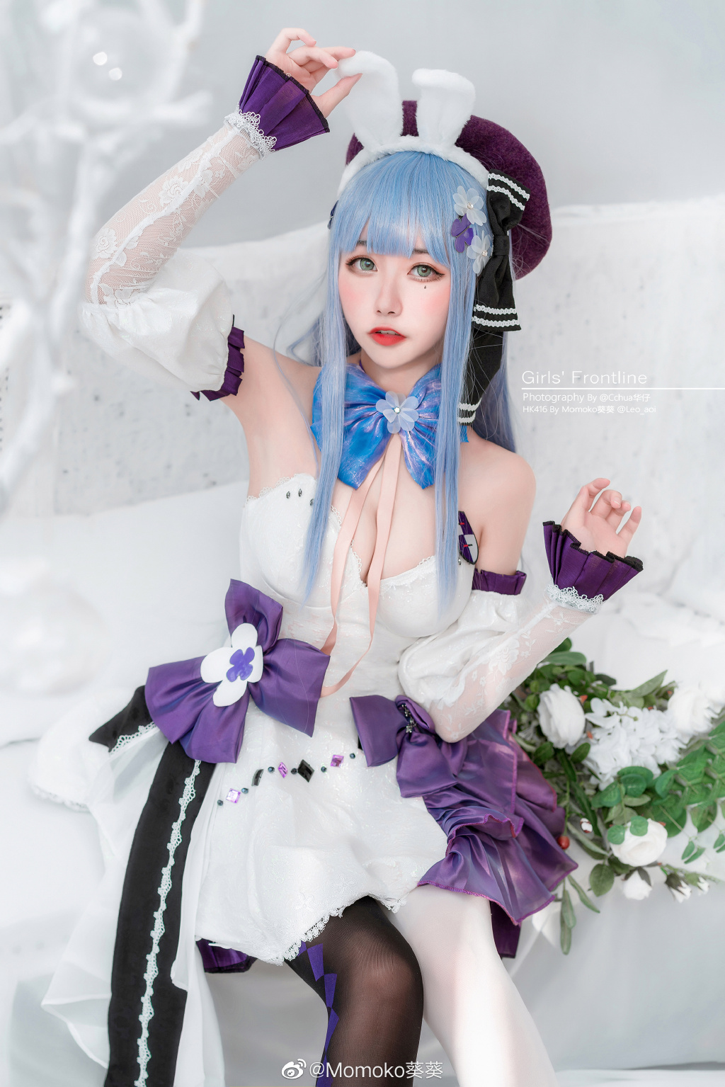 [COS]少女前线 HK416 ?千宵草味的锡纸糖? @Momoko葵葵 COSPLAY-第2张