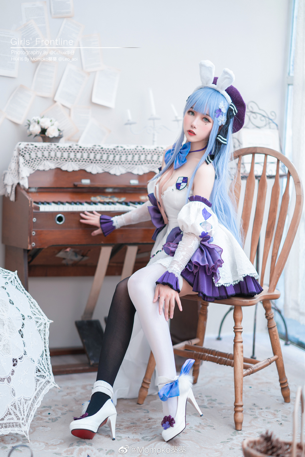 [COS]少女前线 HK416 ?千宵草味的锡纸糖? @Momoko葵葵 COSPLAY-第4张