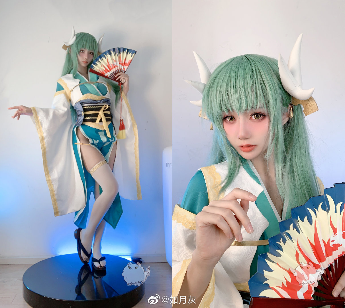 [COS]若把这份心意称为虚假，那世上将不会有真实。FGO 清姬 @ 如月灰 COSPLAY-第1张