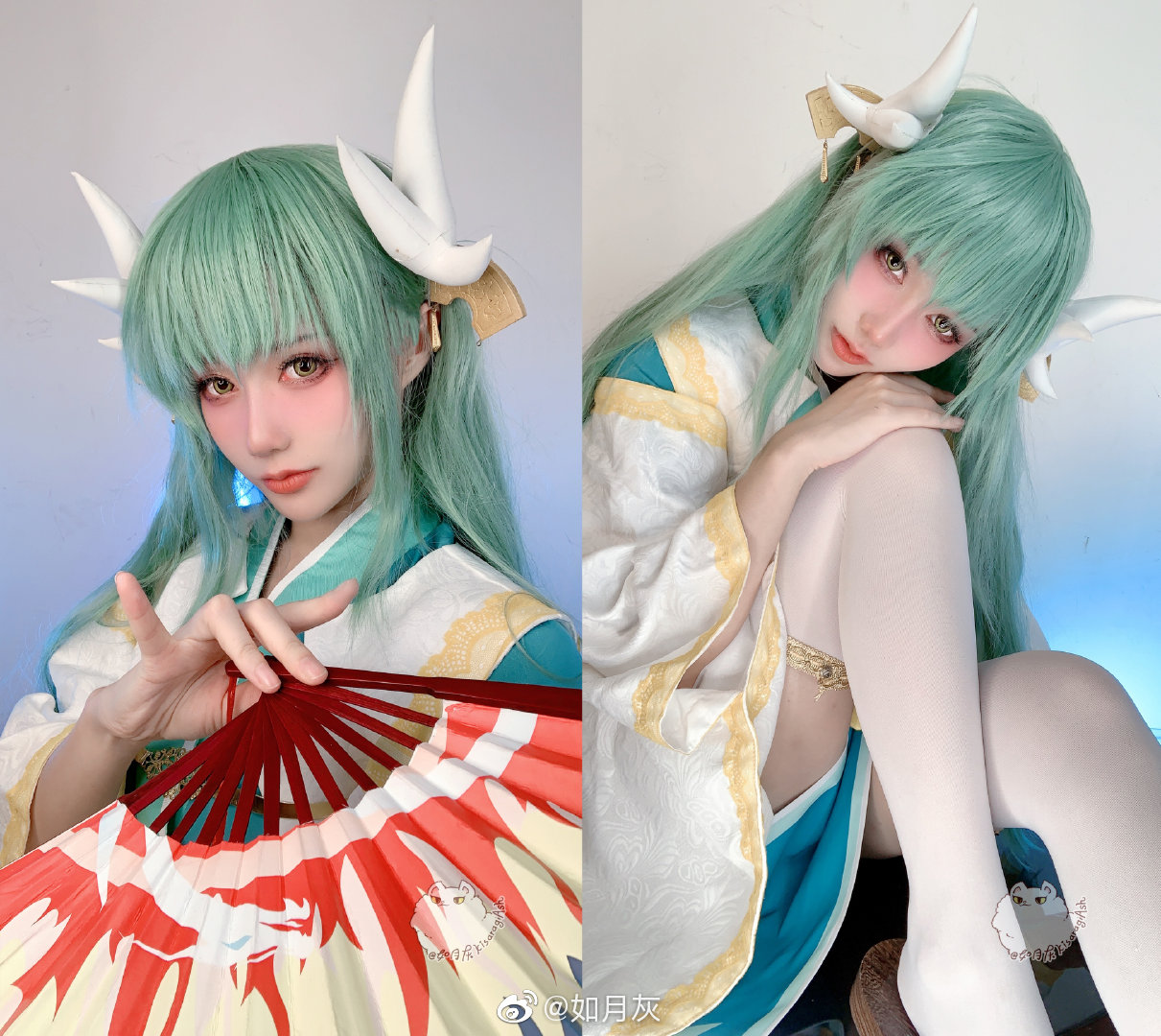 [COS]若把这份心意称为虚假，那世上将不会有真实。FGO 清姬 @ 如月灰 COSPLAY-第3张