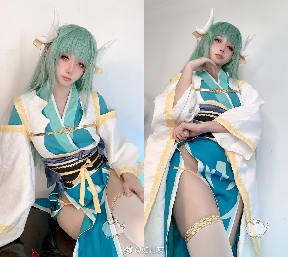 [COS]若把这份心意称为虚假，那世上将不会有真实。FGO 清姬 @ 如月灰 COSPLAY-第4张