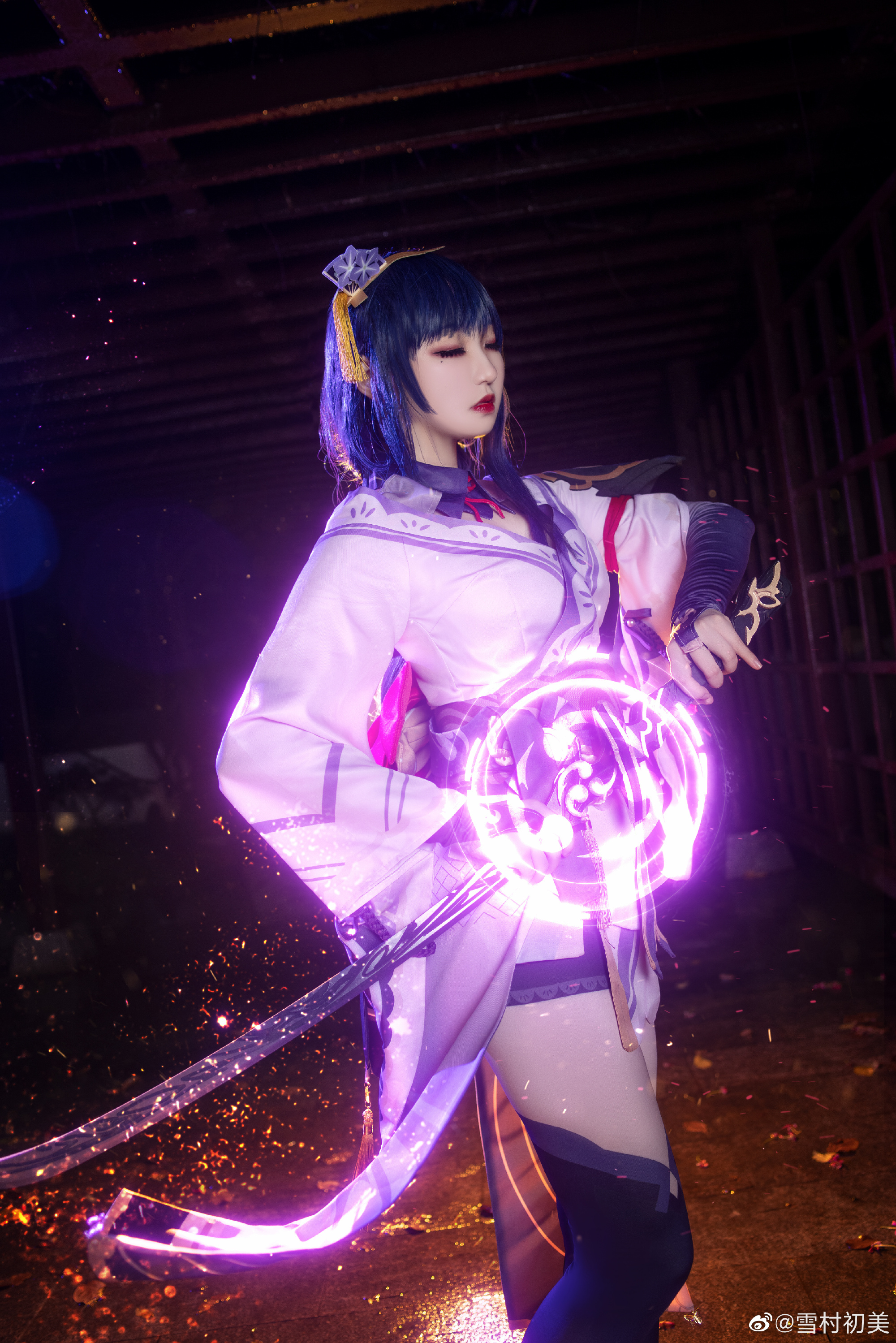 [COS]“我会将你，砌进神像里！”原神雷电将军 @雪村初美 COSPLAY-第4张
