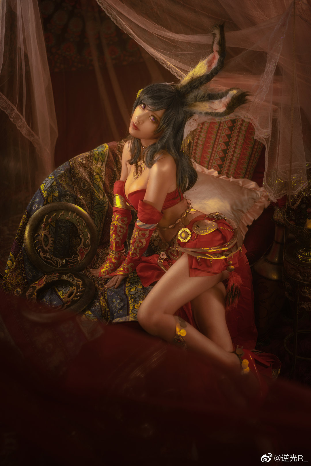 [COS]最终幻想14 维埃拉族 舞者80校服 @逆光R_ COSPLAY-第11张