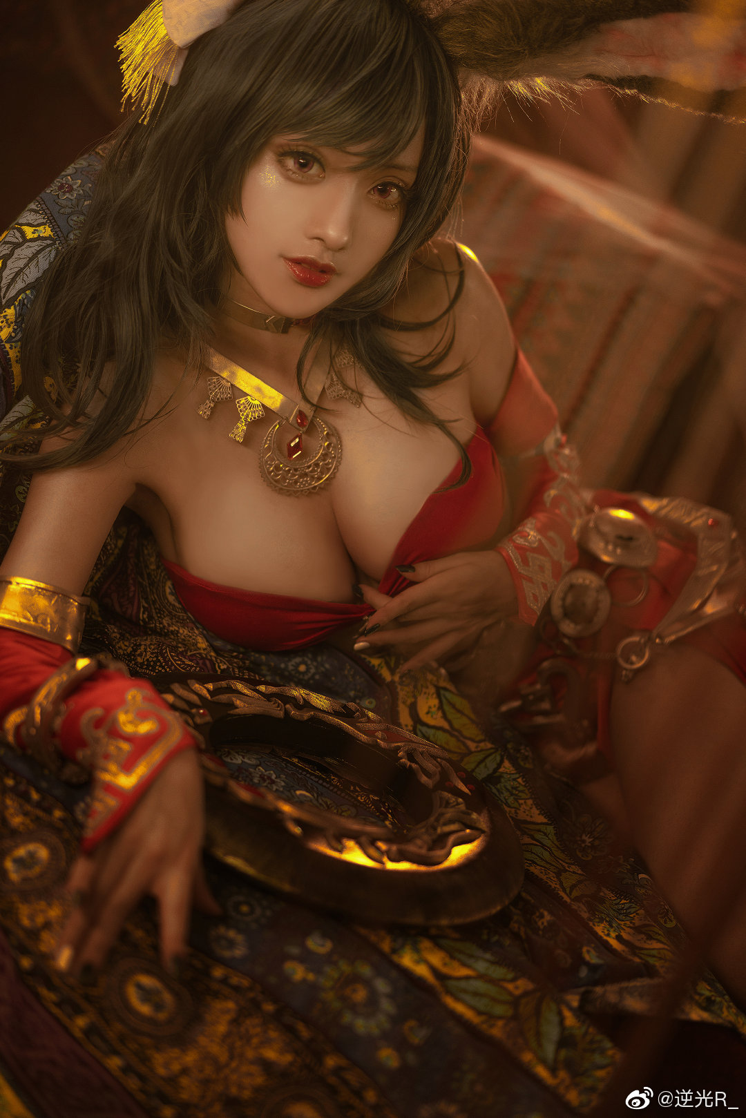 [COS]最终幻想14 维埃拉族 舞者80校服 @逆光R_ COSPLAY-第7张