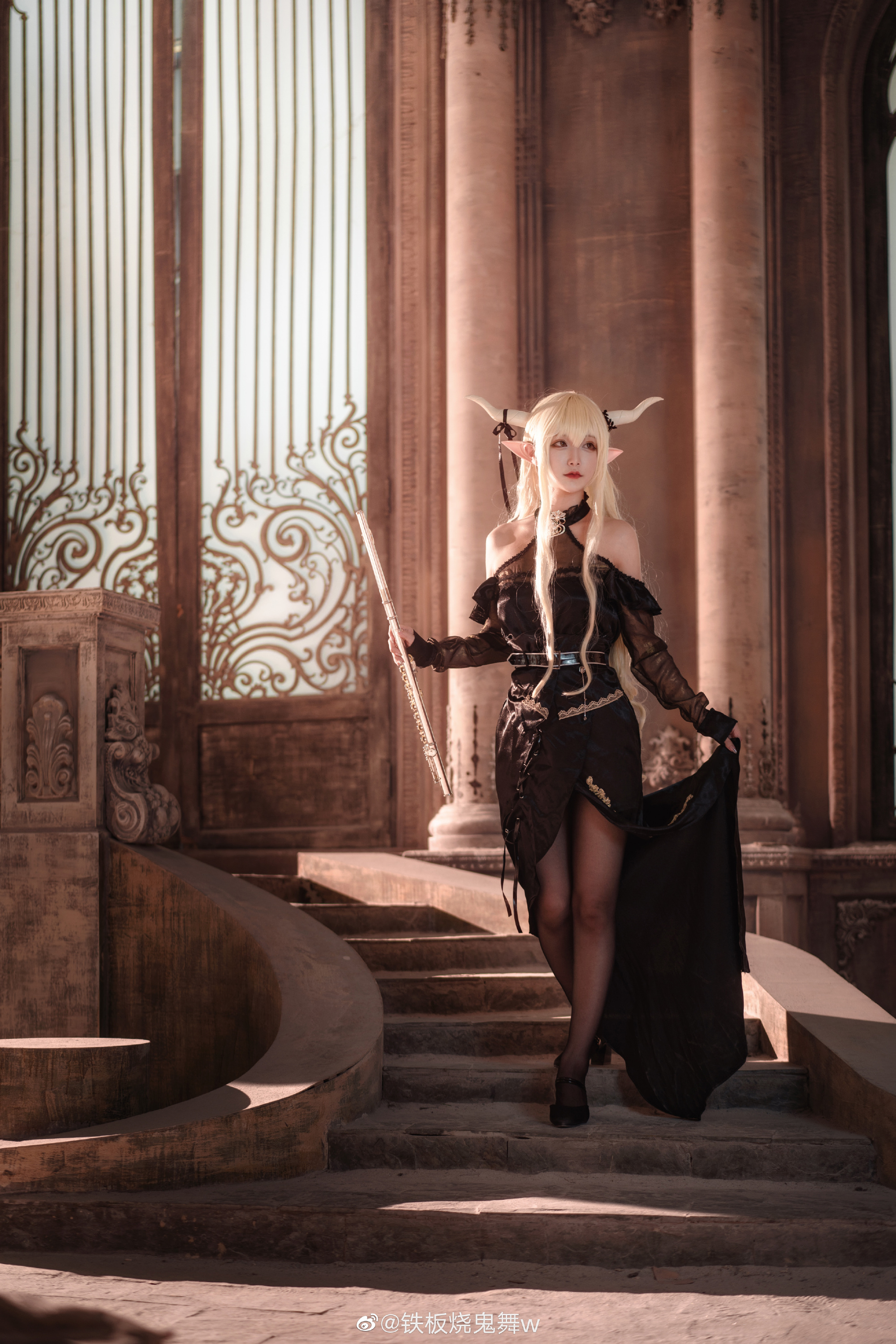 【COS】明日方舟  ?音律联觉 闪灵@铁板烧鬼舞w COSPLAY-第17张