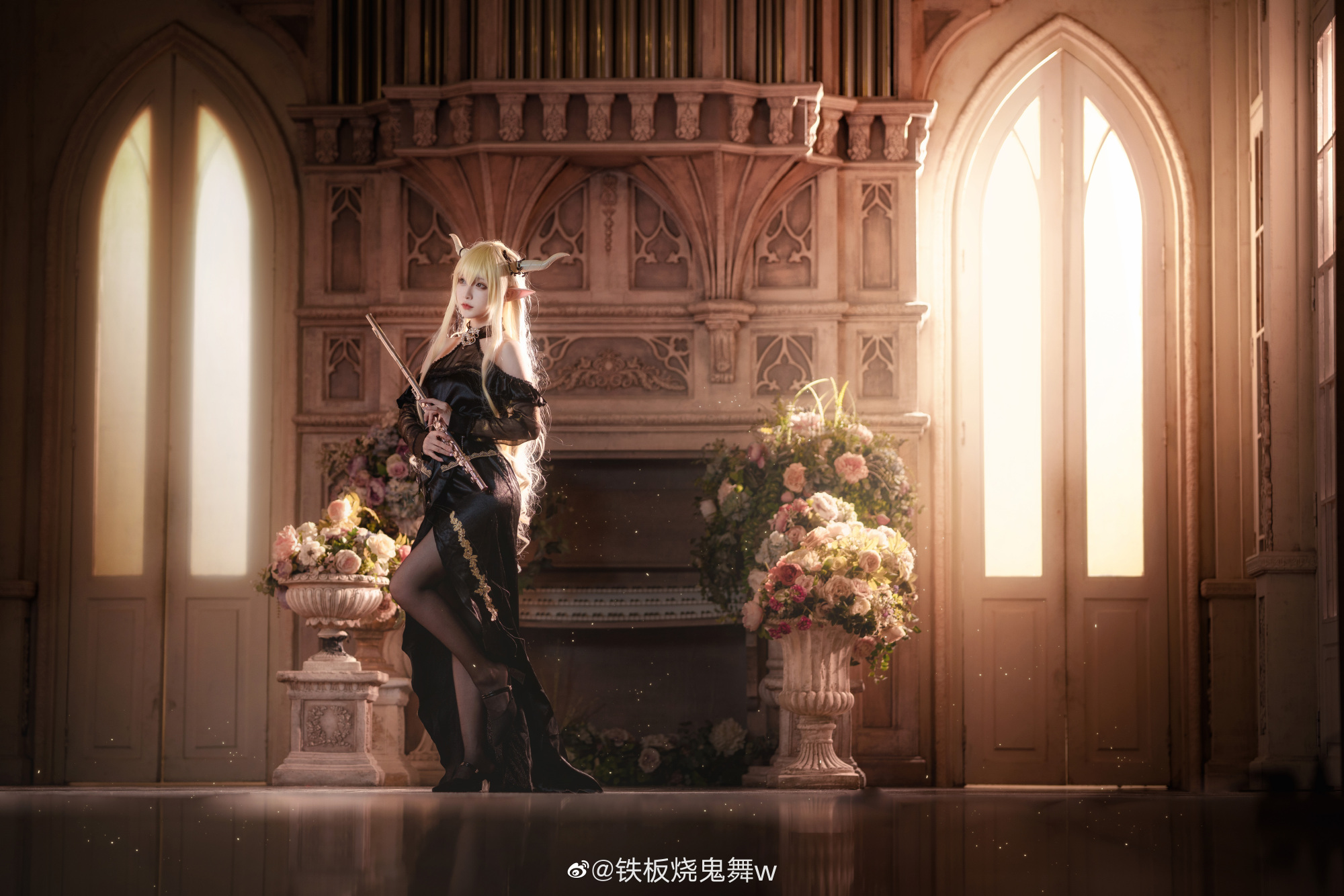 【COS】明日方舟  ?音律联觉 闪灵@铁板烧鬼舞w COSPLAY-第13张