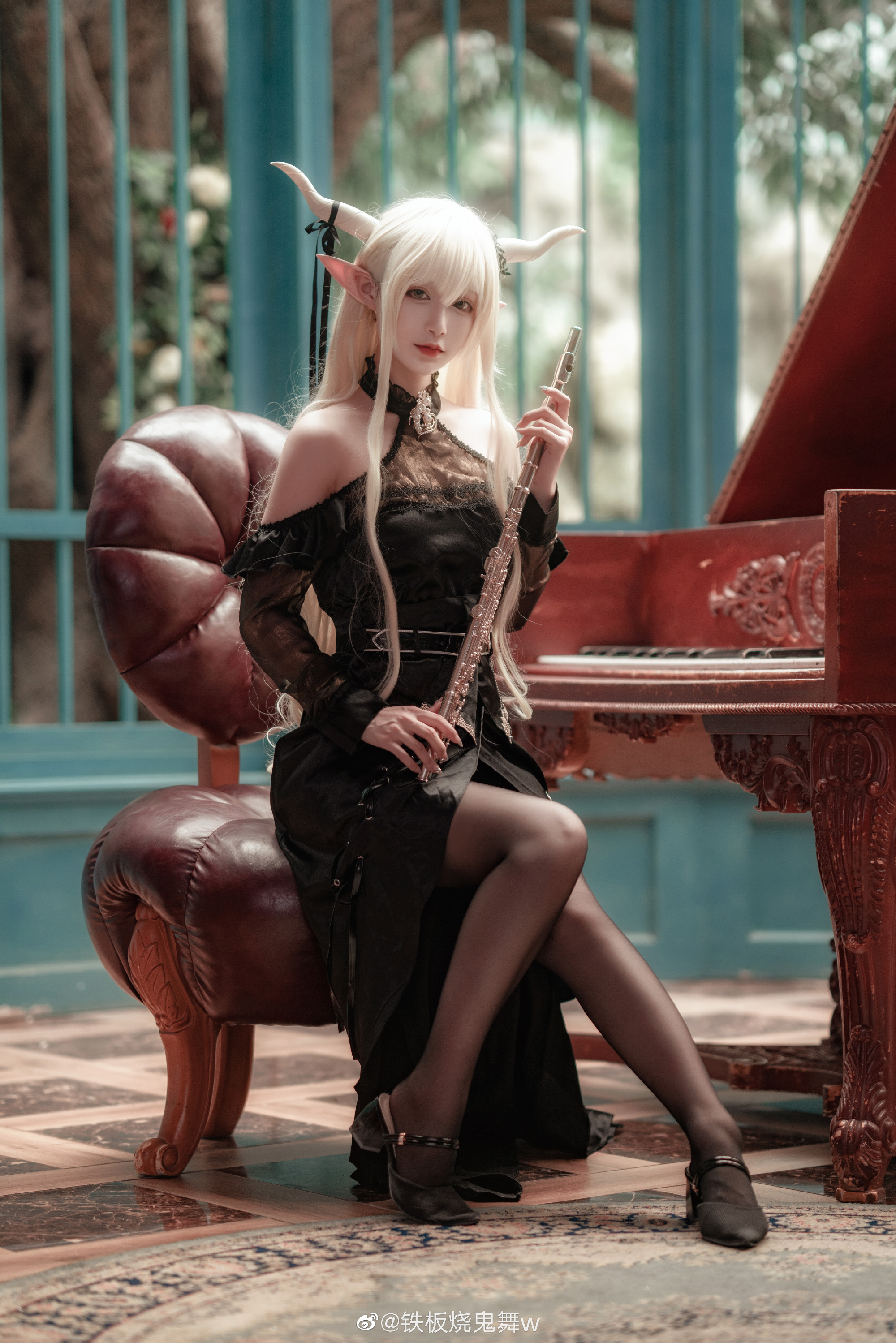 【COS】明日方舟  ?音律联觉 闪灵@铁板烧鬼舞w COSPLAY-第14张