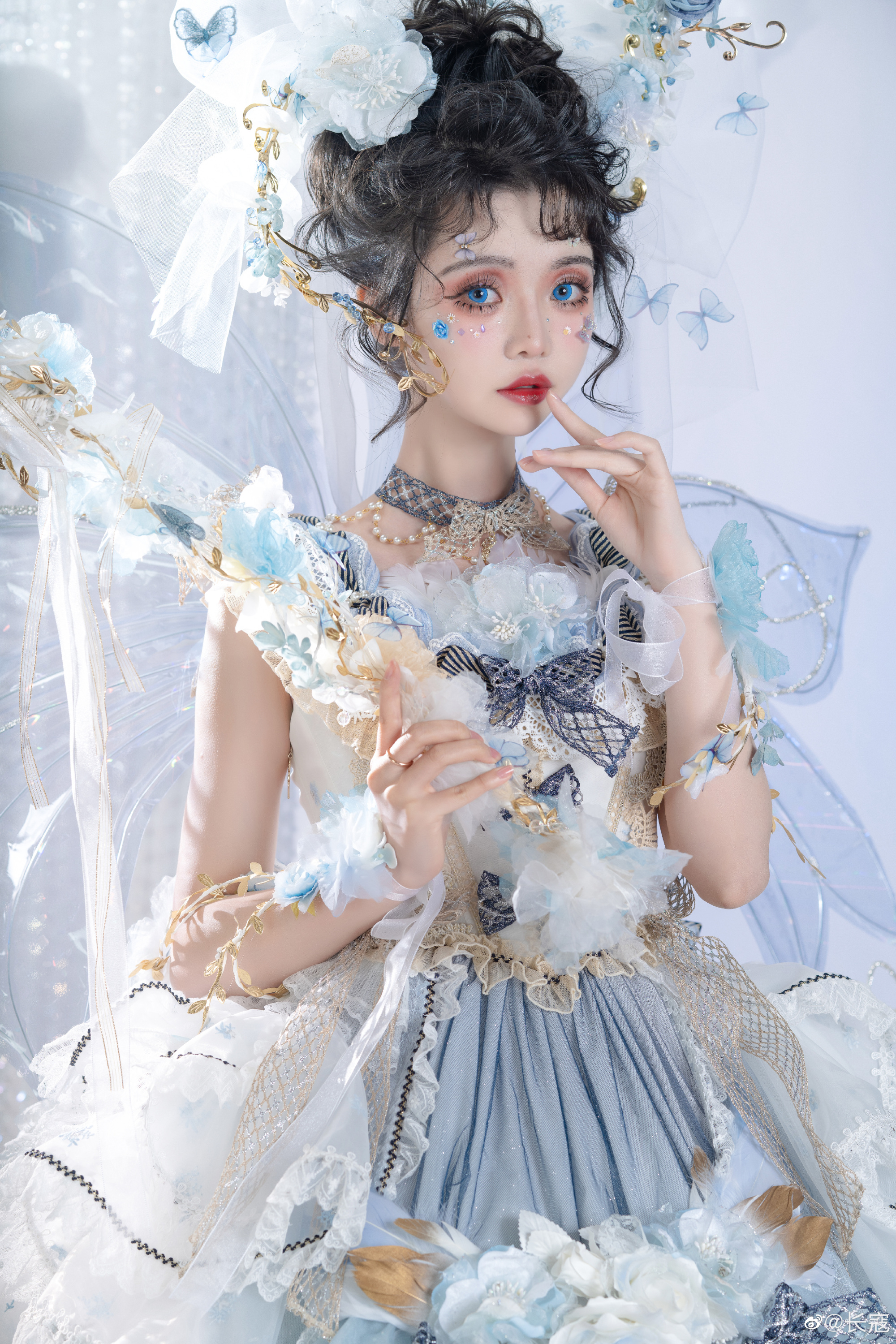 LOLITA ??‍♀️✨妖精的云端游乐园✨??‍♀️ 凯蒂猫纯白花嫁@长寇 LOLITA-第13张