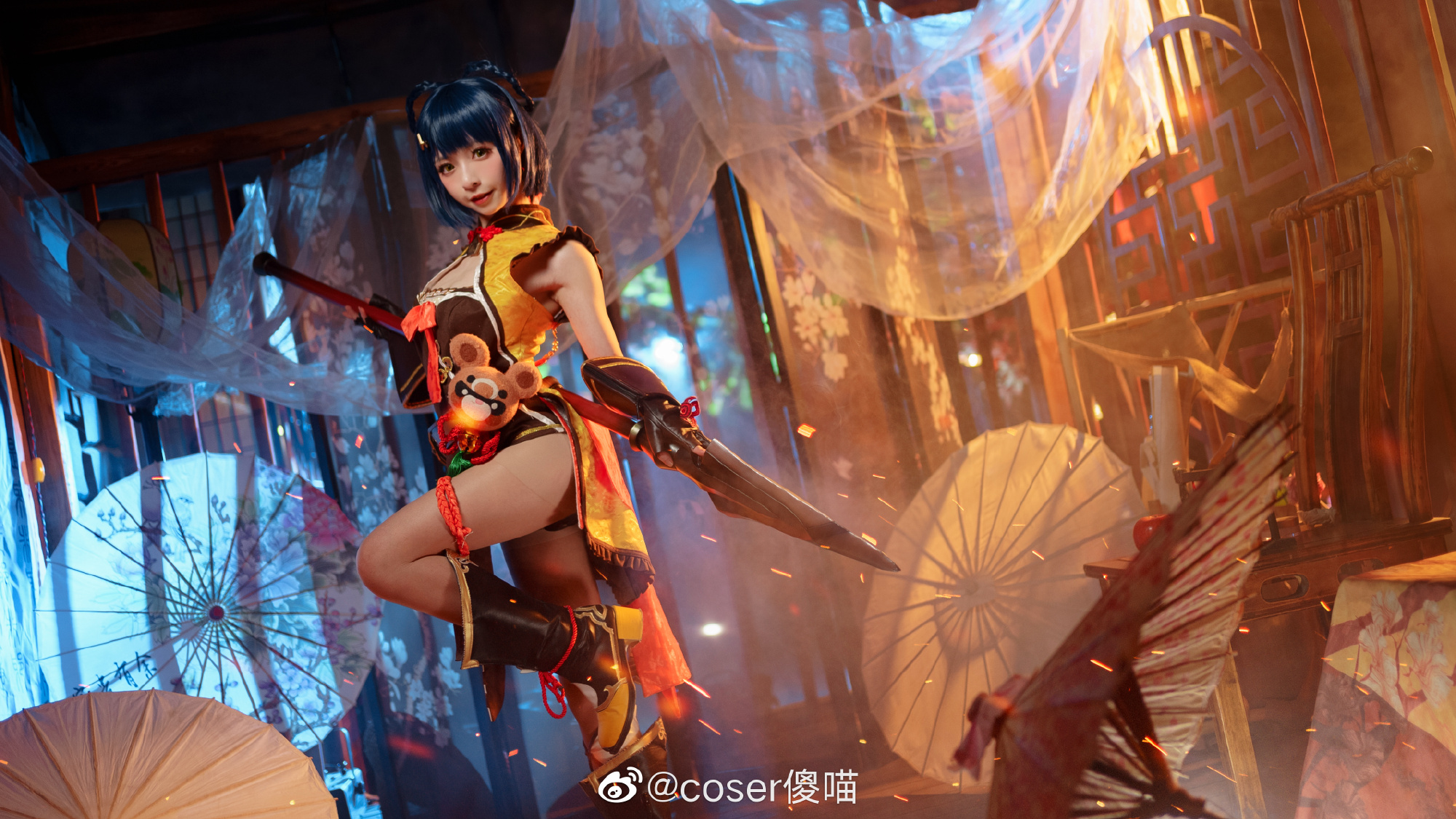 [COS]原神 我是来自璃月的厨师香菱 @coser傻喵 COSPLAY-第13张