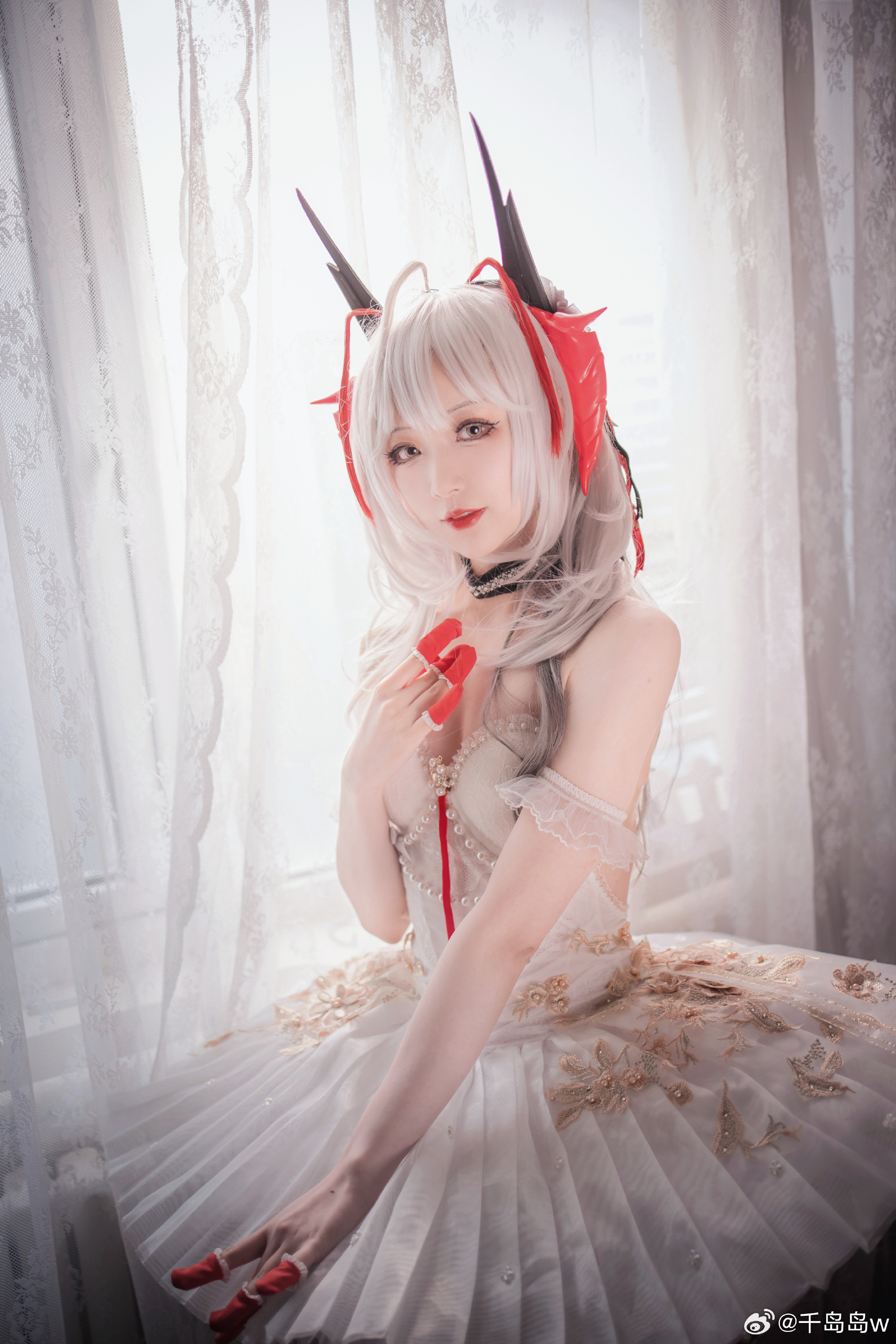 明日方舟 cos ❤️W 同人芭蕾❤️@千岛岛w COSPLAY-第4张