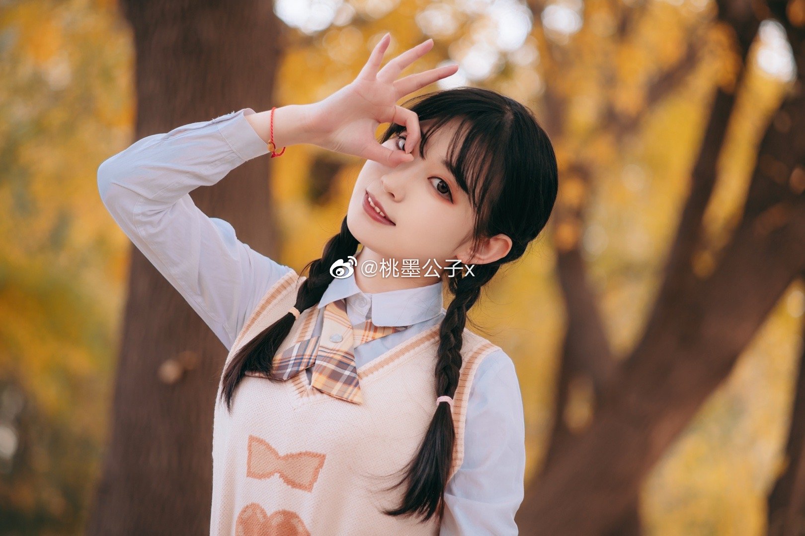 秋风吹下的落叶是这个秋天送给冬天的玫瑰@桃墨公子x JK-第15张