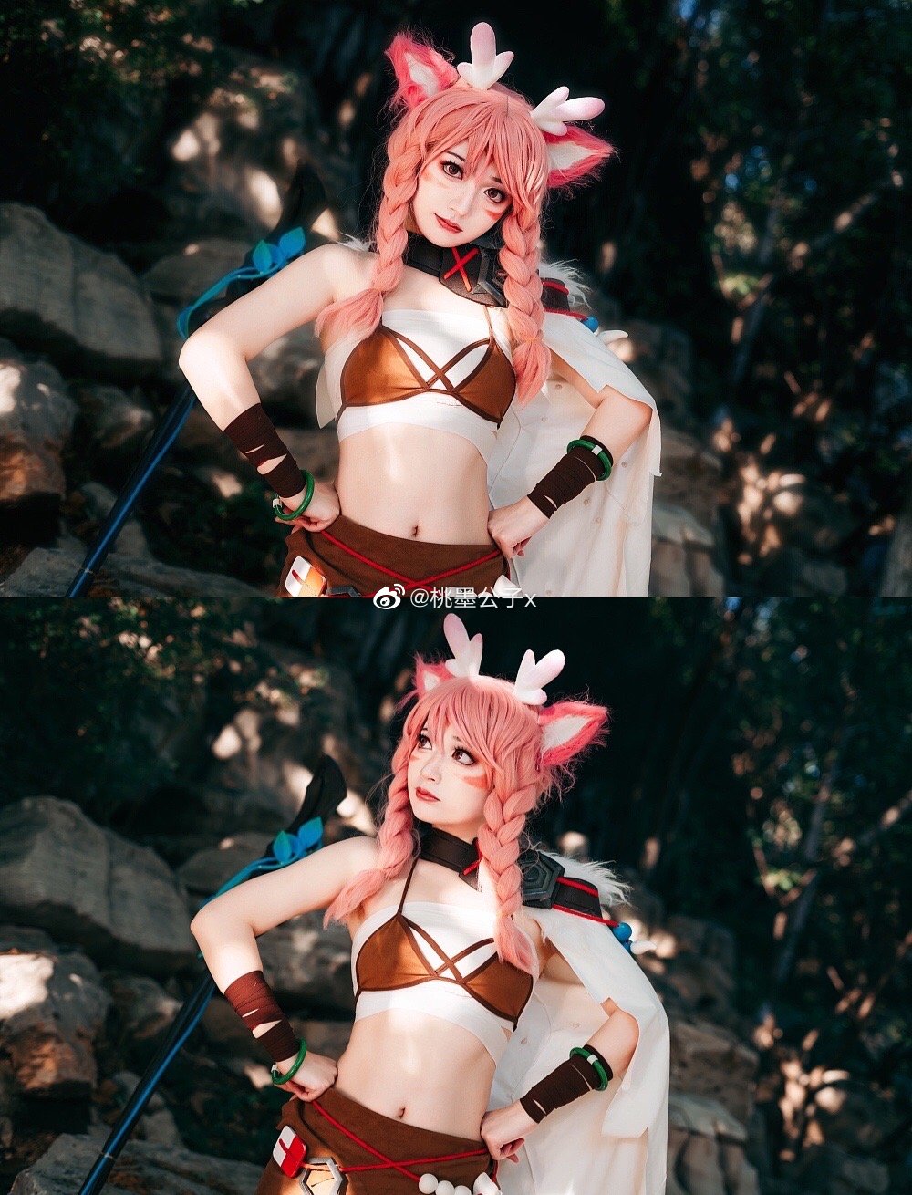【COS】王者荣耀 瑶 什么小鹿女啊@桃墨公子x COSPLAY-第6张