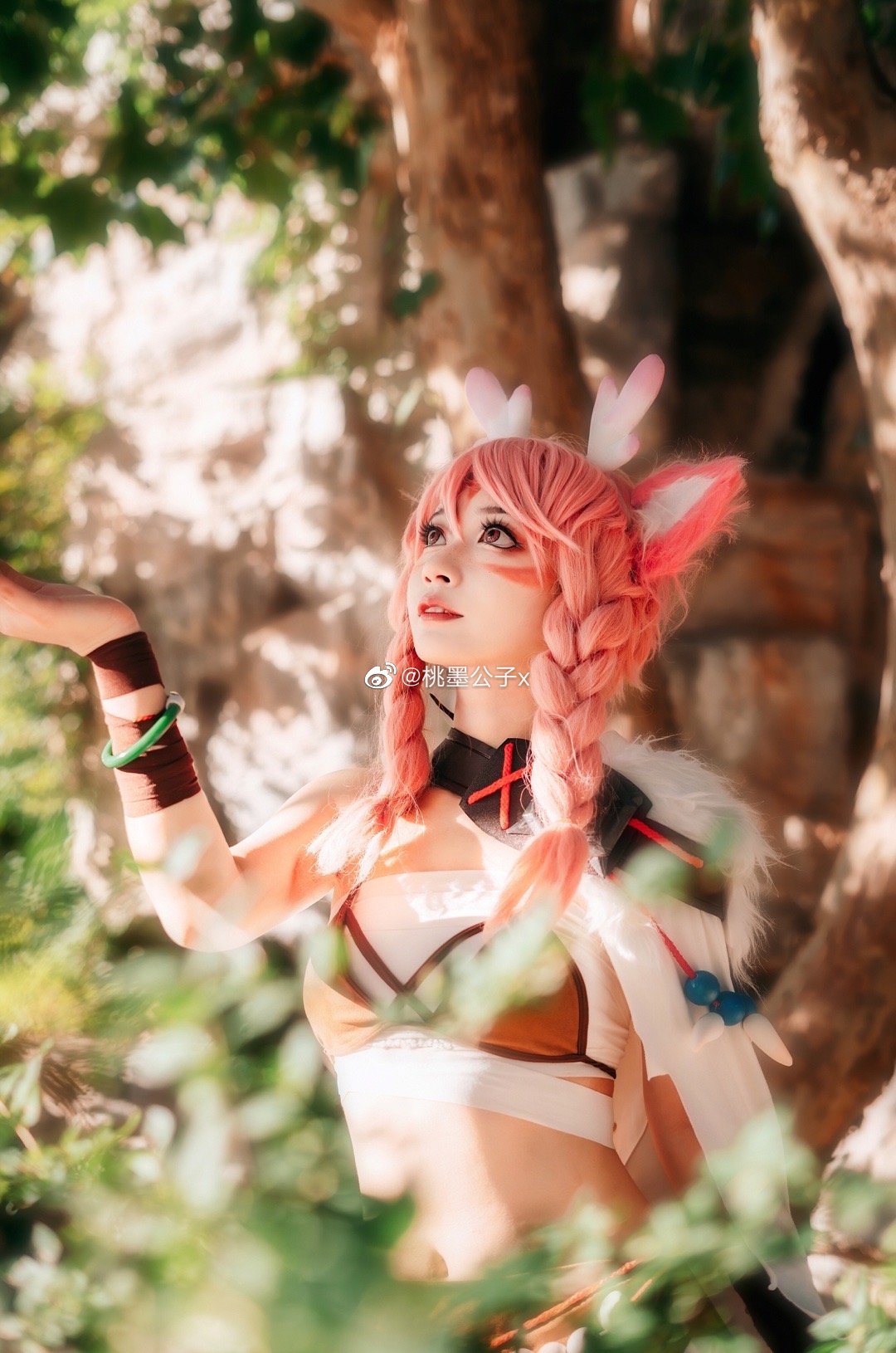 【COS】王者荣耀 瑶 什么小鹿女啊@桃墨公子x COSPLAY-第15张