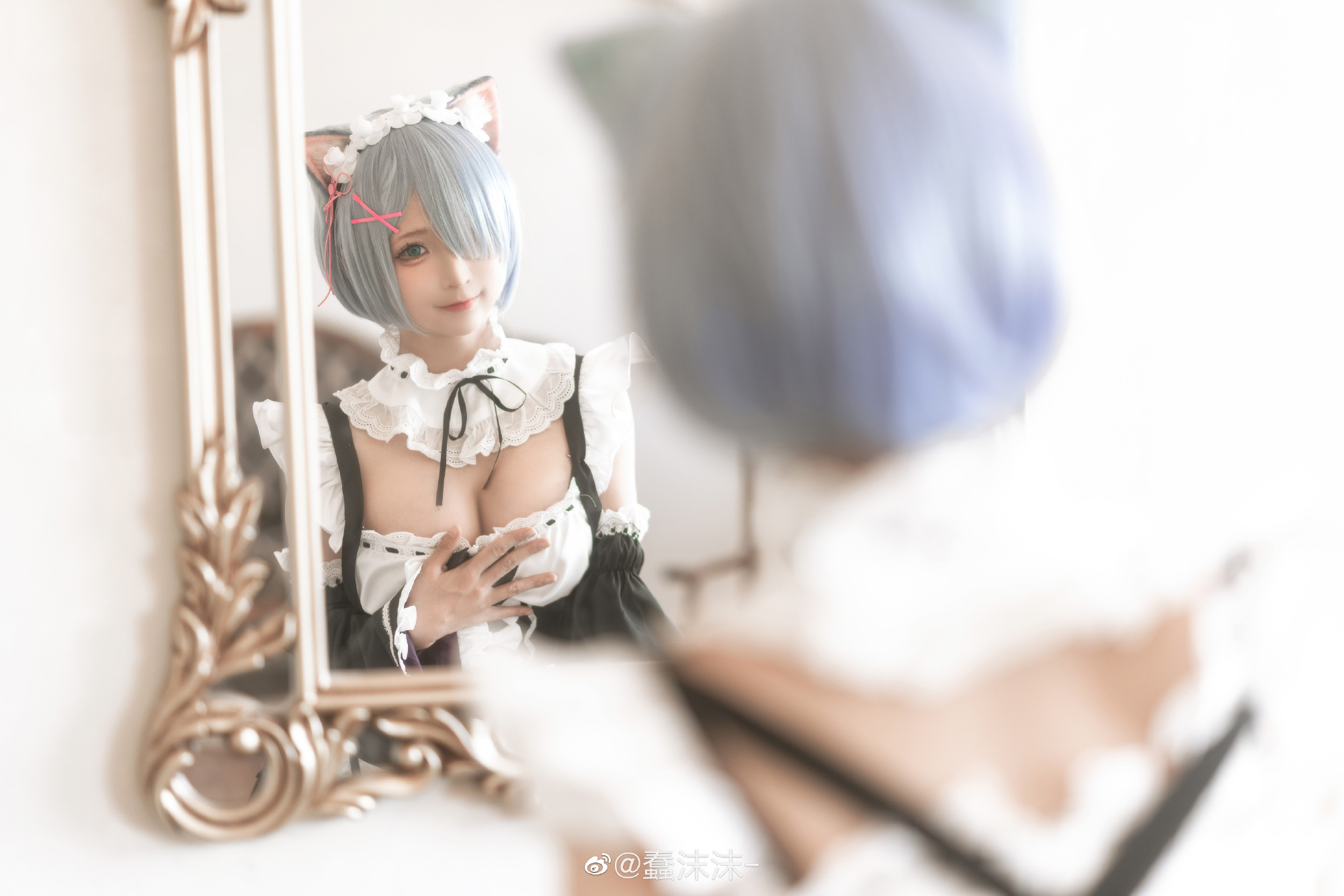 【COS】Re：从零开始的异世界生活 猫耳蕾姆@蠢沫沫- COSPLAY-第6张