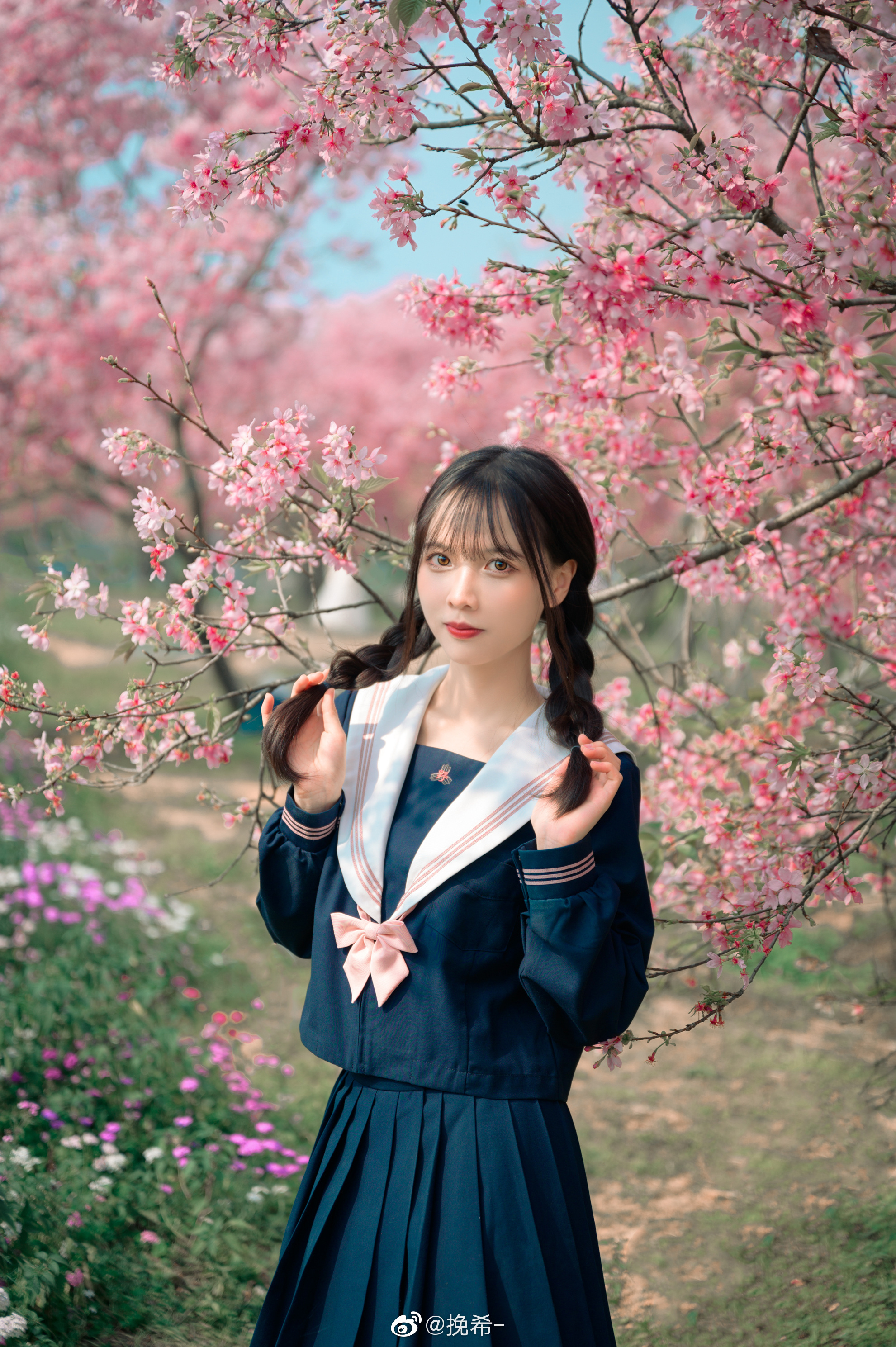 【JK制服】少女写真  花花好好看啊 我是说  我们什么时候见一面@挽希- JK-第9张