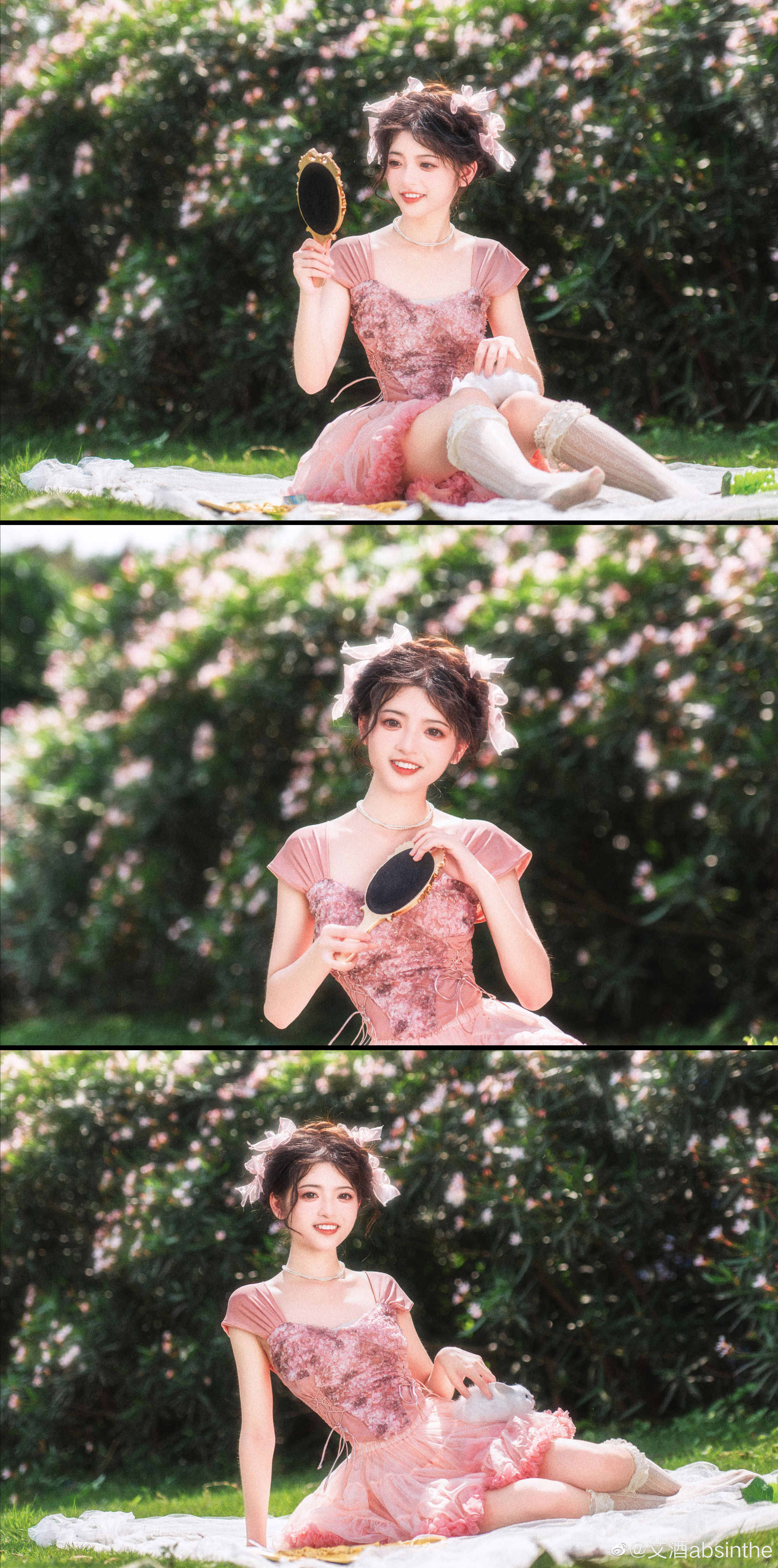 甜妹 少女写真 芳菲怜渐暮，为尔驻年华。@艾酒absinthe 摄影-第3张