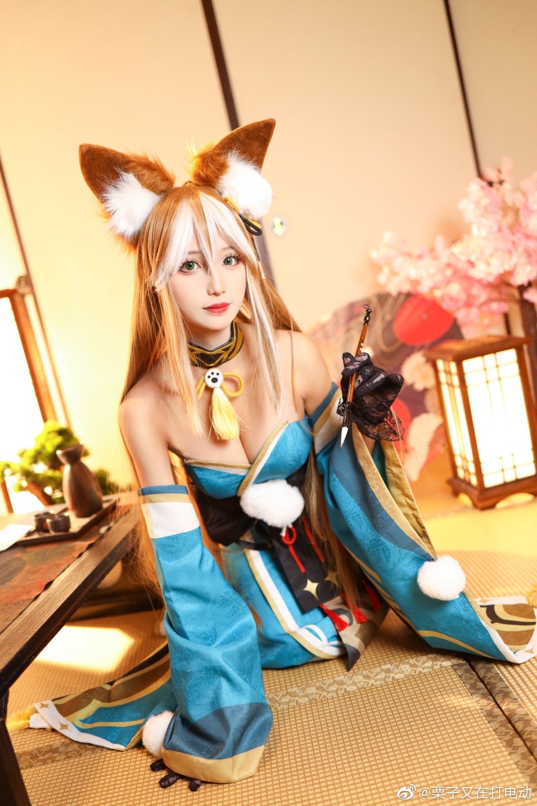 【COS】希娜小姐一定会给你一个温暖人心的答案 原神 希娜小姐@栗子又在打电动 COSPLAY-第6张