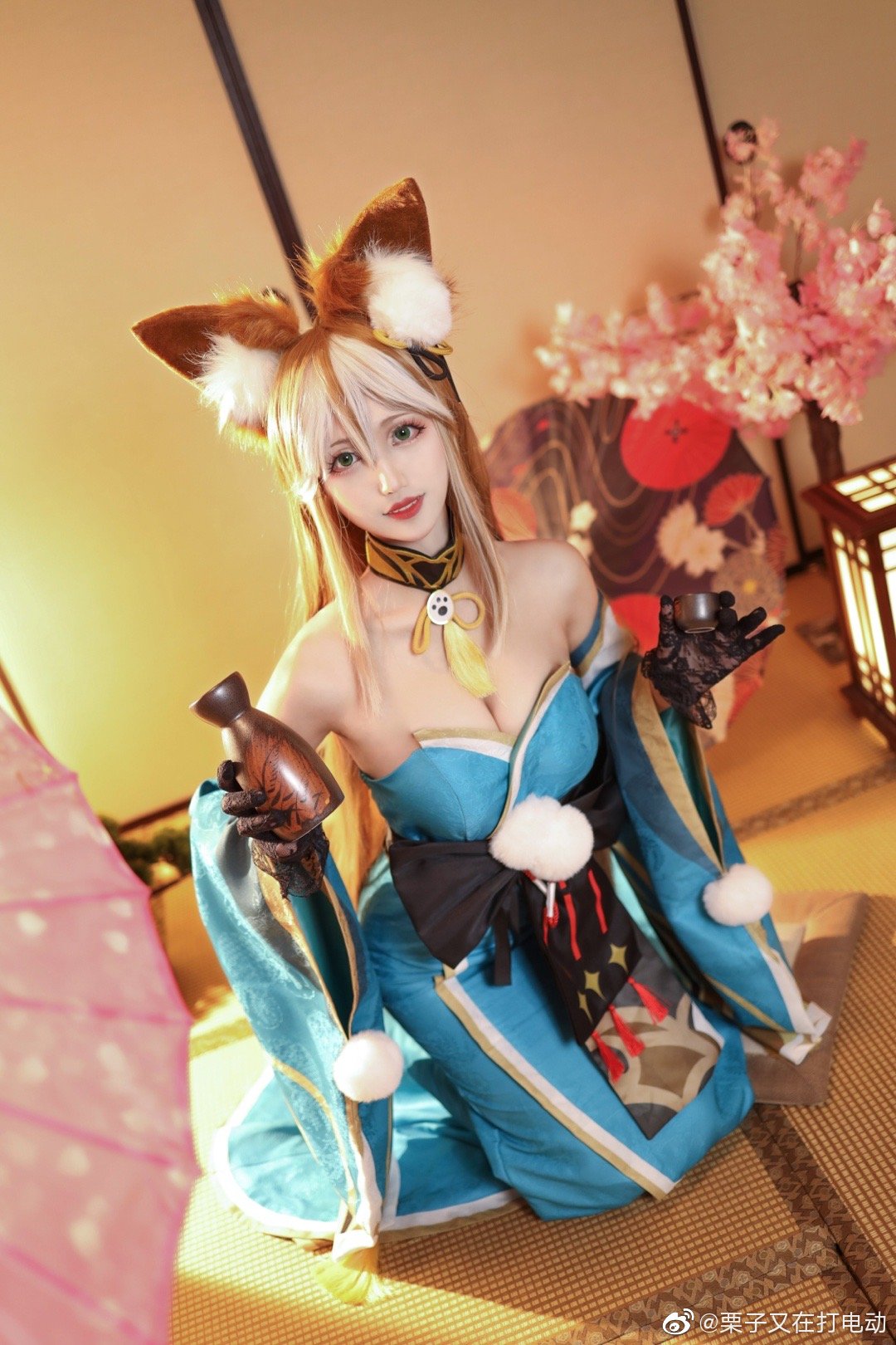 【COS】希娜小姐一定会给你一个温暖人心的答案 原神 希娜小姐@栗子又在打电动 COSPLAY-第9张