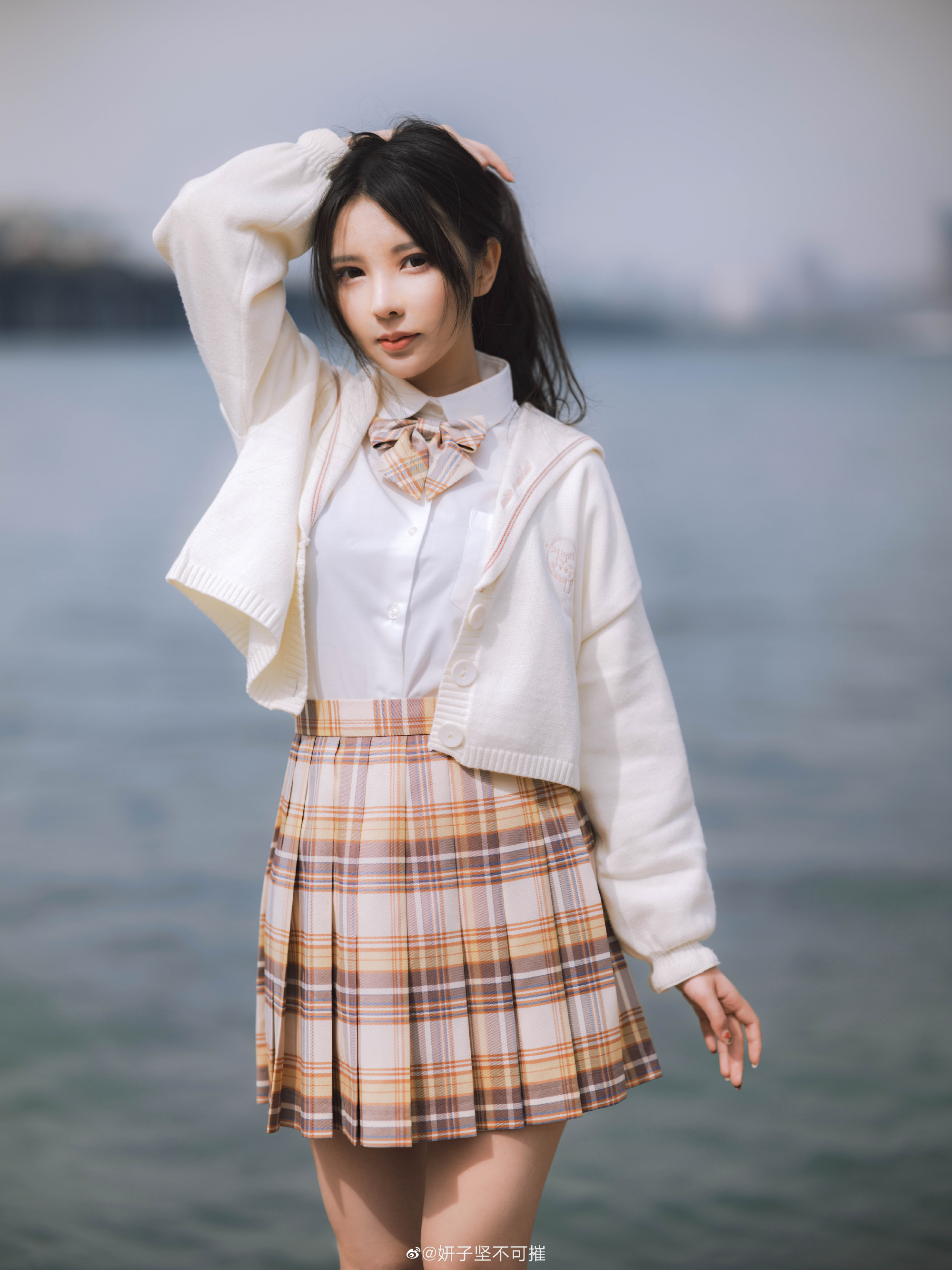 图片[2]-JK制服 JK少女 微风拂过脸颊，爱意真在发芽~@妍子坚不可摧-米哈社