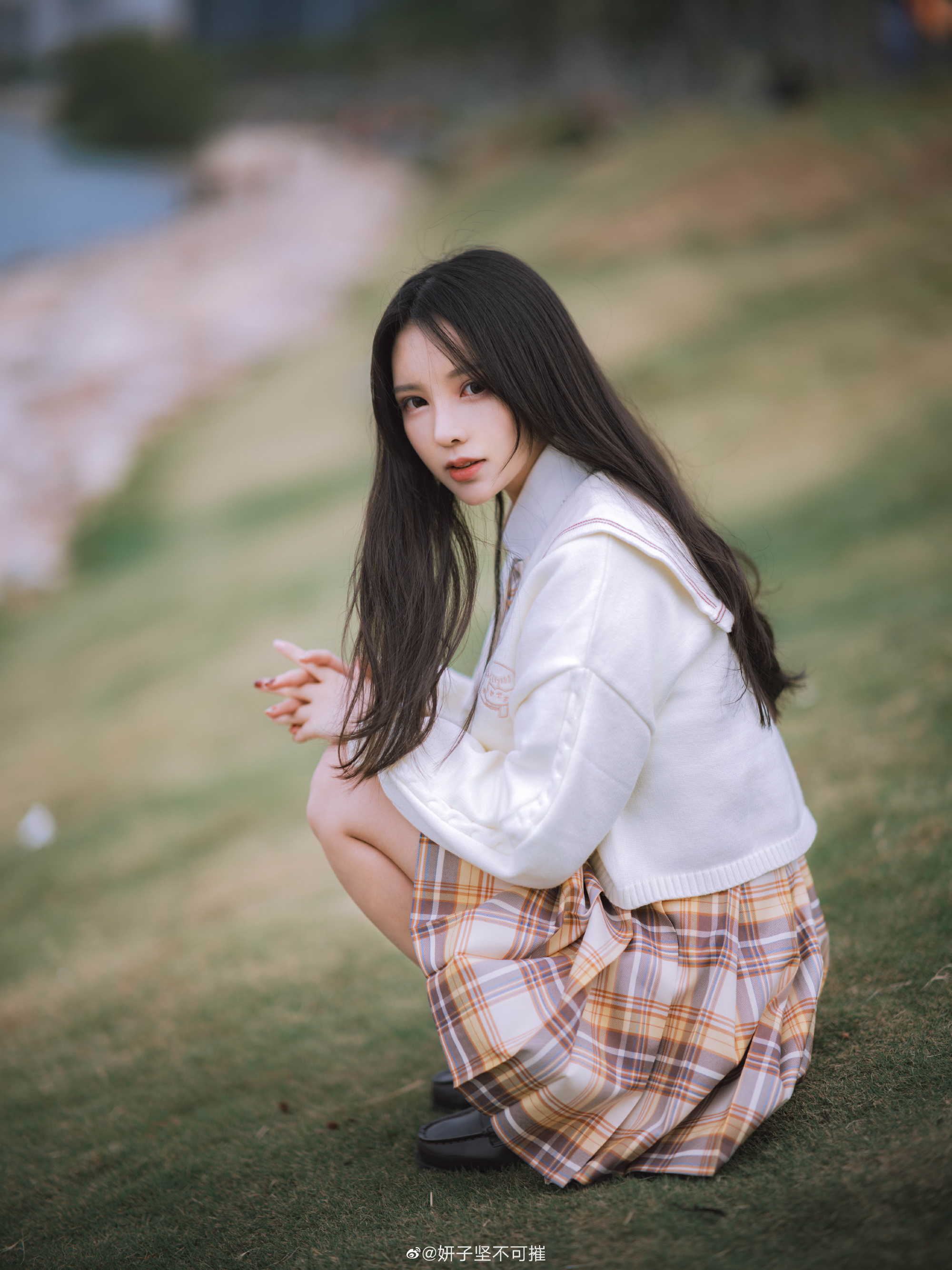 图片[3]-JK制服 JK少女 微风拂过脸颊，爱意真在发芽~@妍子坚不可摧-米哈社