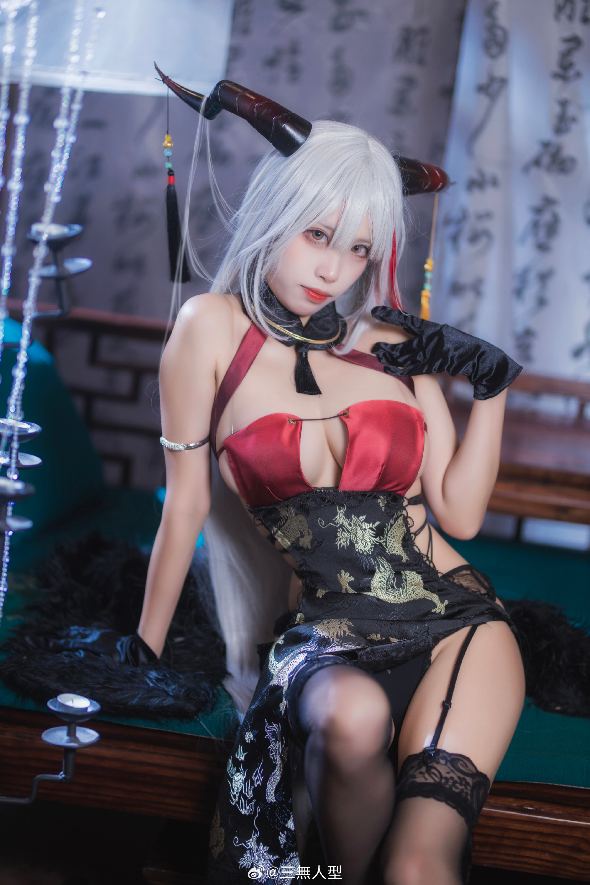 COSPLAY 毛笔…应该怎么握来着?碧蓝航线@三無人型 COSPLAY-第2张
