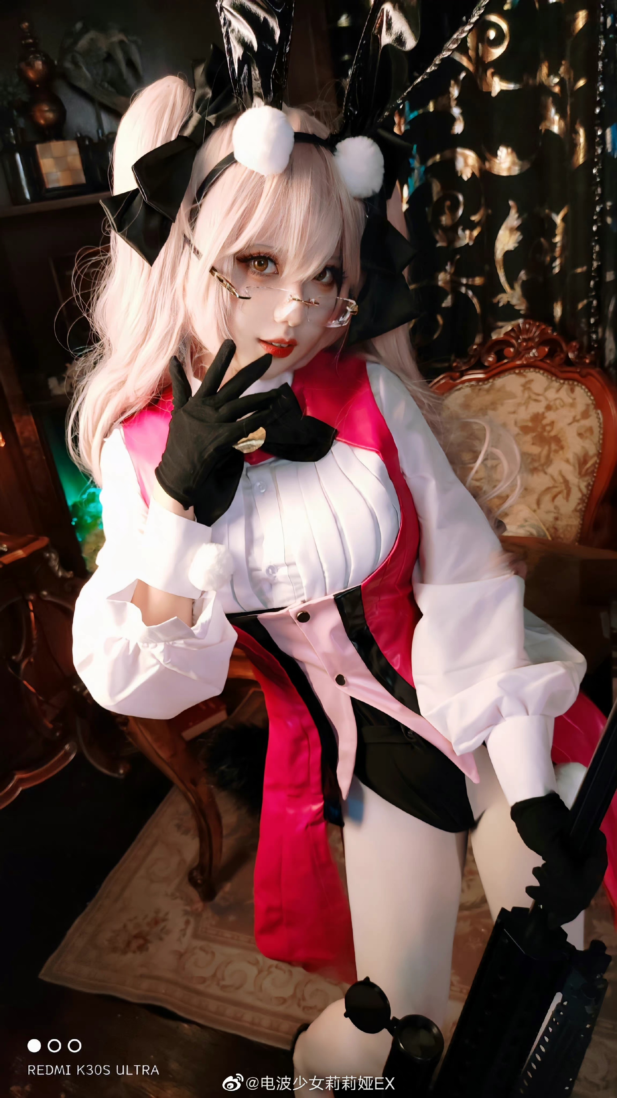 【COS】扑克牌?正片p₍˄·͈༝·͈˄*₎◞ ̑̑ fgo 光之高扬斯卡娅@电波少女莉莉娅EX COSPLAY-第2张
