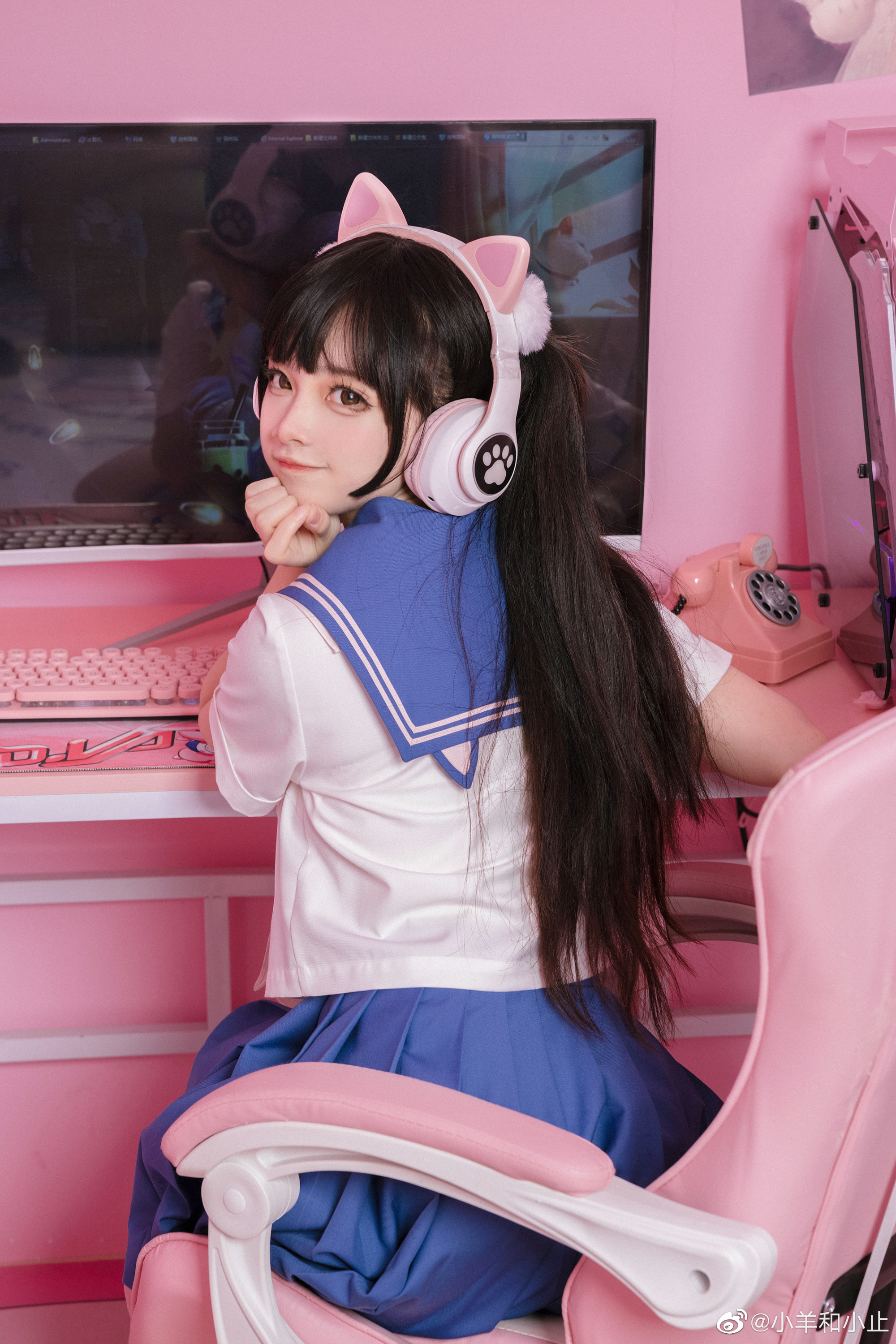 图片[2]-JK制服 电竞兔@小羊和小止-米哈社