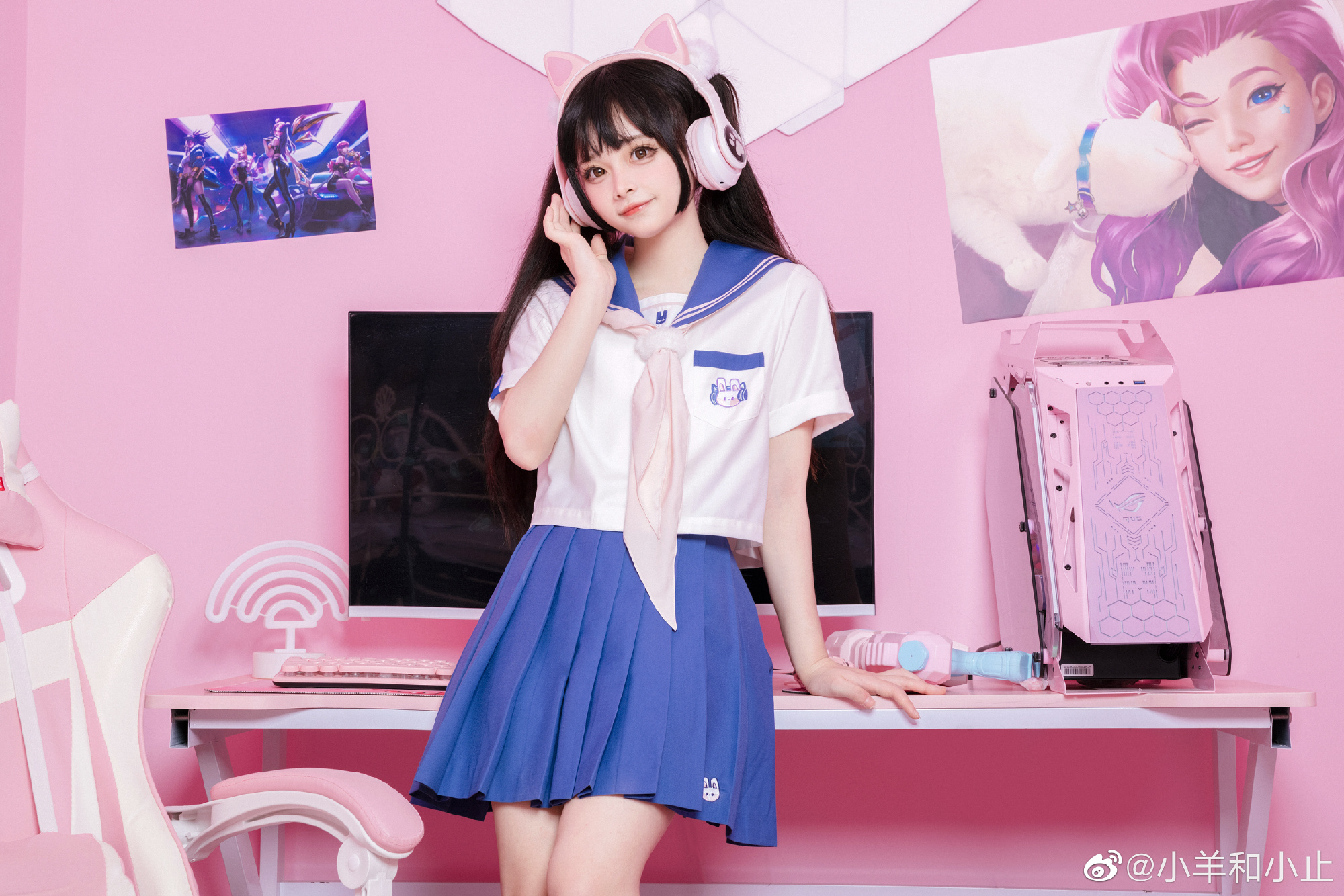 图片[3]-JK制服 电竞兔@小羊和小止-米哈社