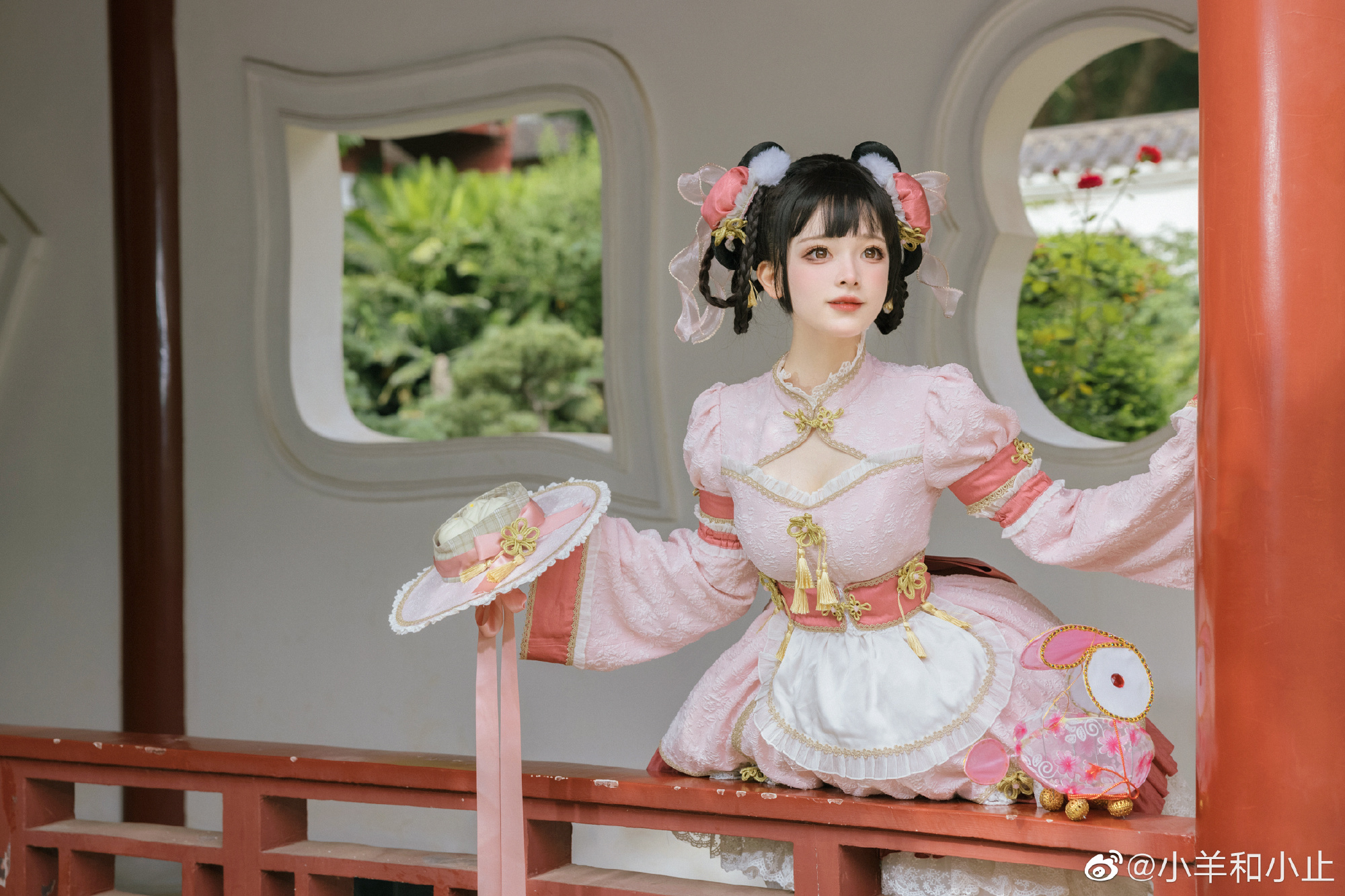 图片[2]-【LOLITA】中华风 怎么了嘛 不就偷吃了一个包子嘛 @小羊和小止-米哈社