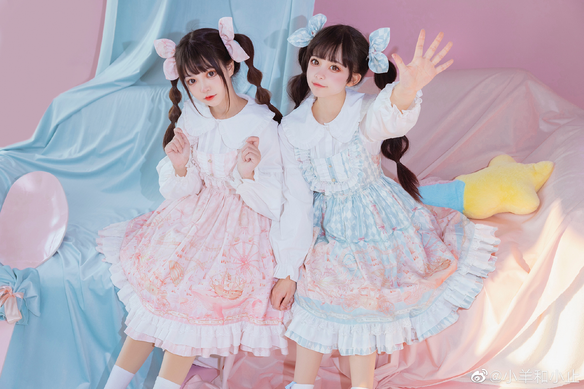 图片[1]-【 lolita装扮】 欢迎来到小?和小?的少儿频道～@小羊和小止-米哈社