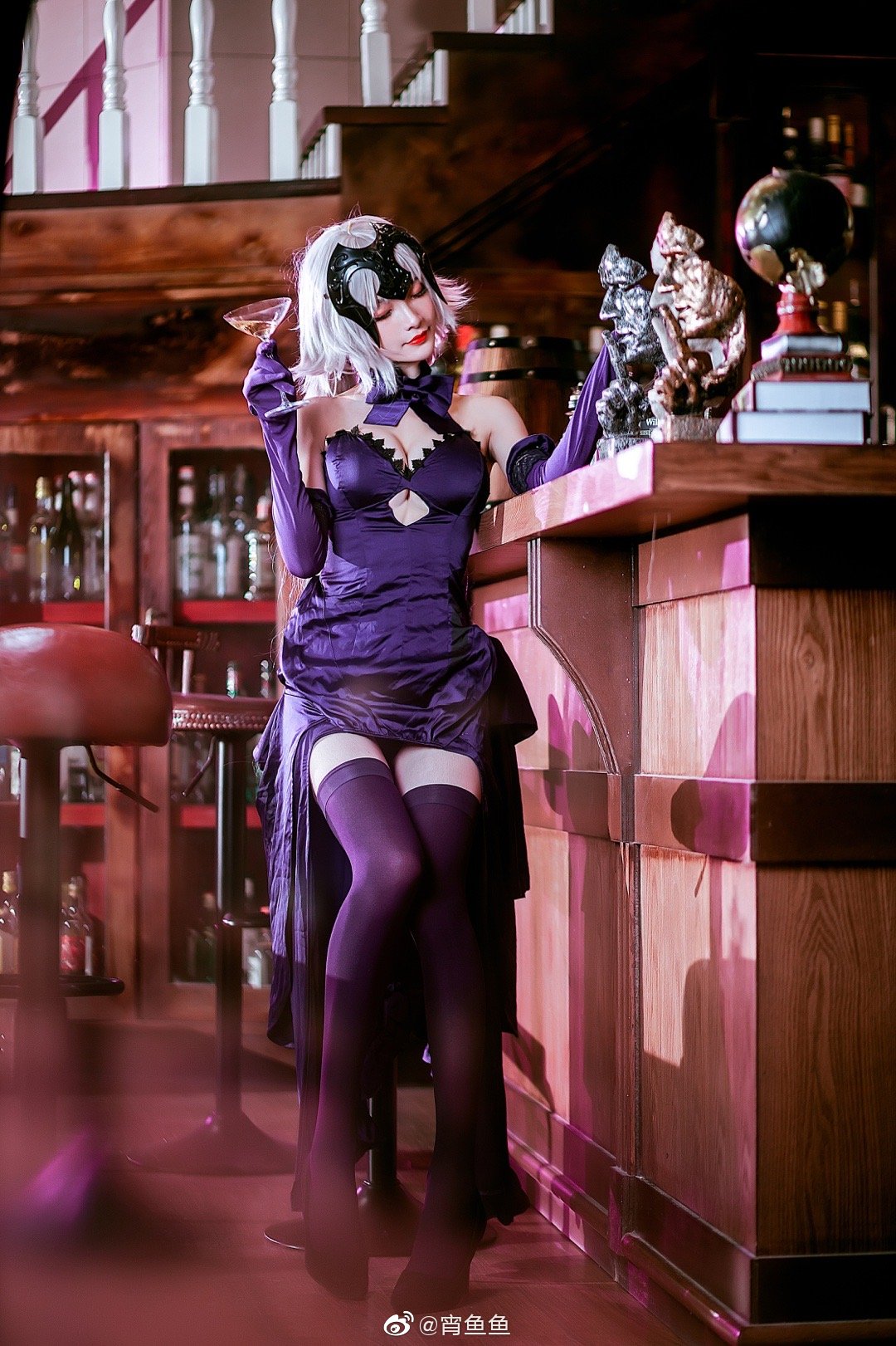 Fate/GrandOrder黑贞德 cos@宵鱼鱼 COSPLAY-第3张