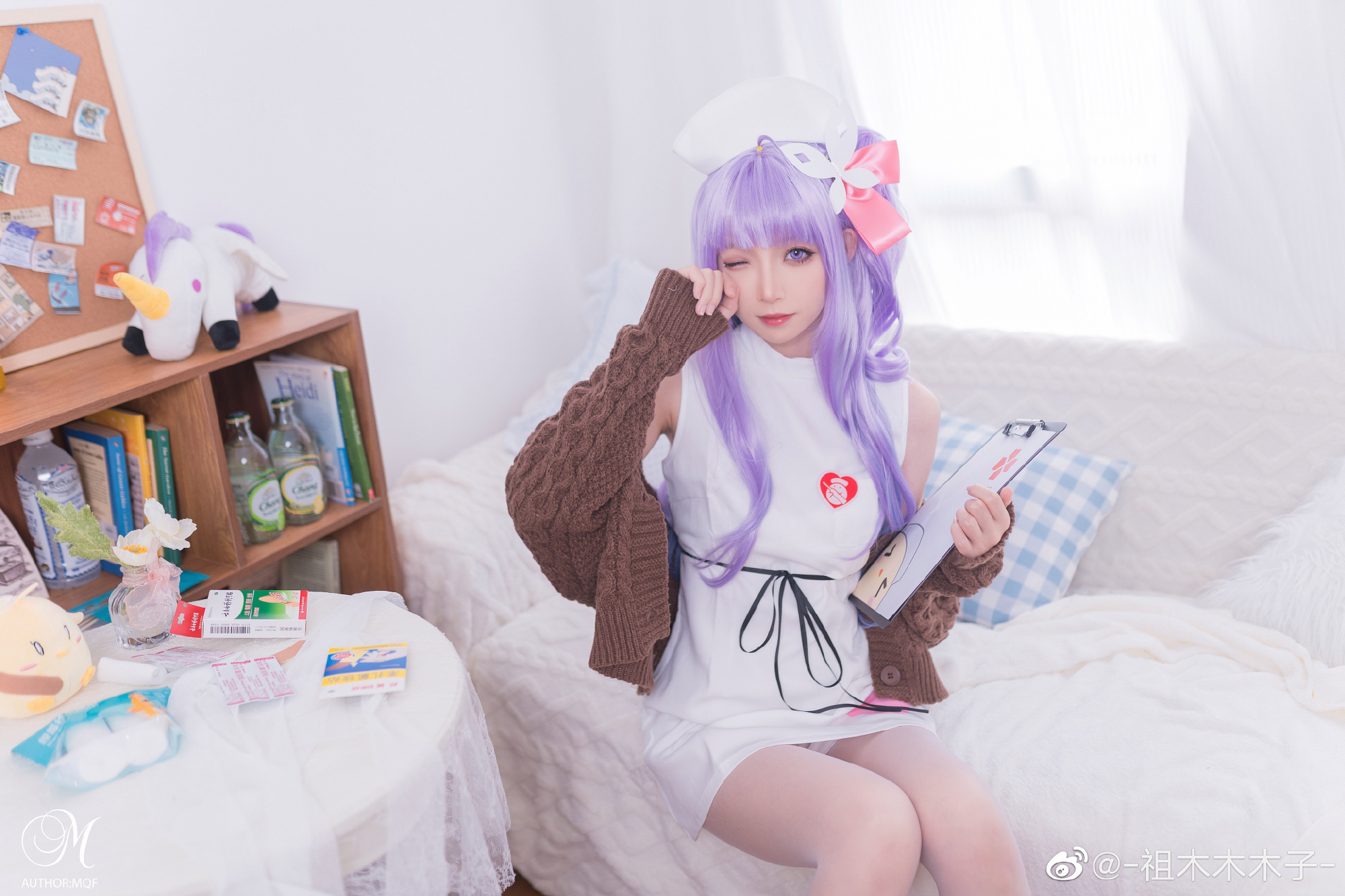 碧蓝航线 💉独角兽-天使的护理时间@-祖木木木子- COSPLAY-第7张