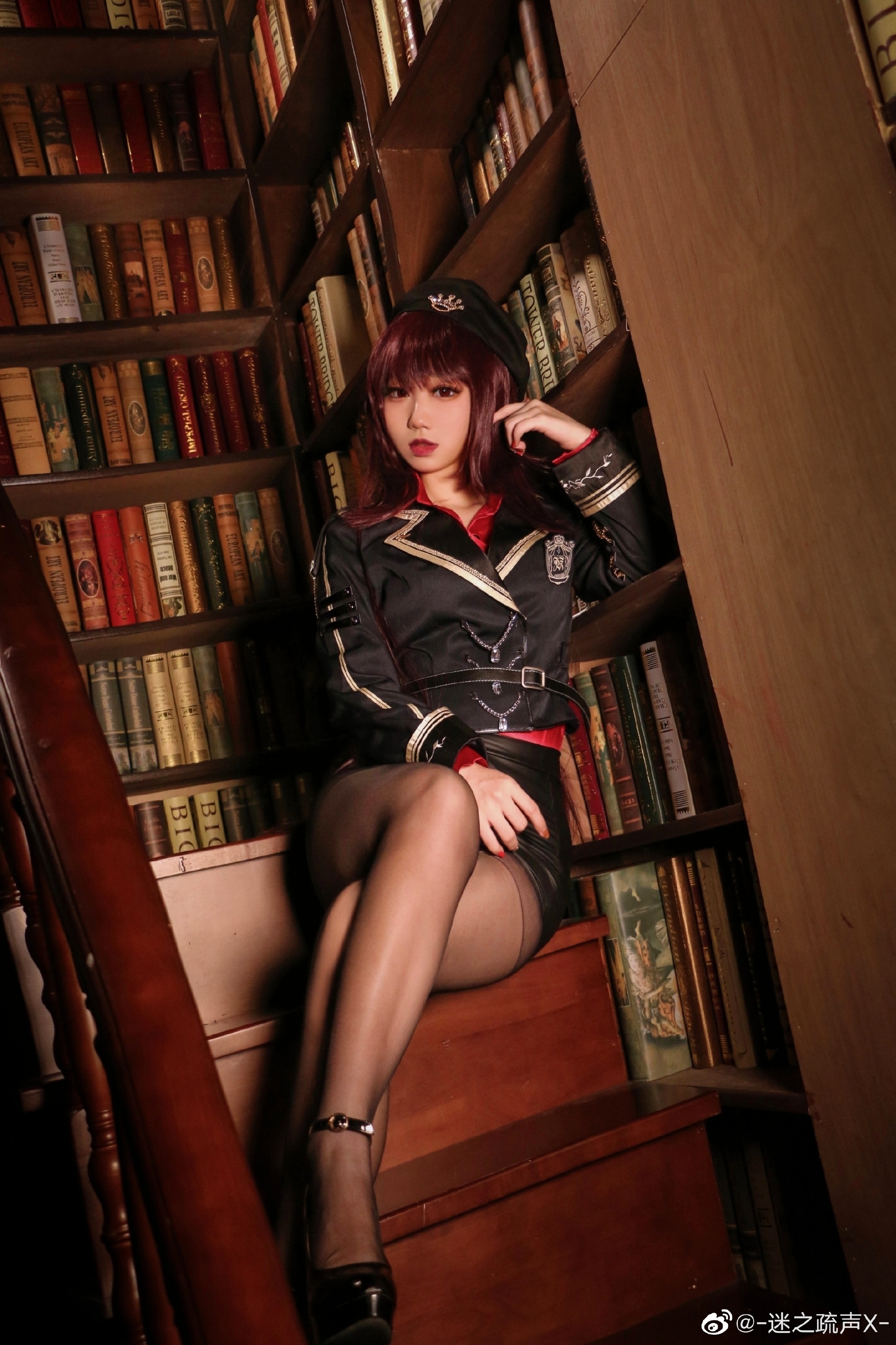 【COS】遵循伟大女王的方针，贯穿暗淡的前途——化作一杆枪吧。 Fate/GrandOrder 斯卡哈 师匠cos@-迷之疏声X- COSPLAY-第11张