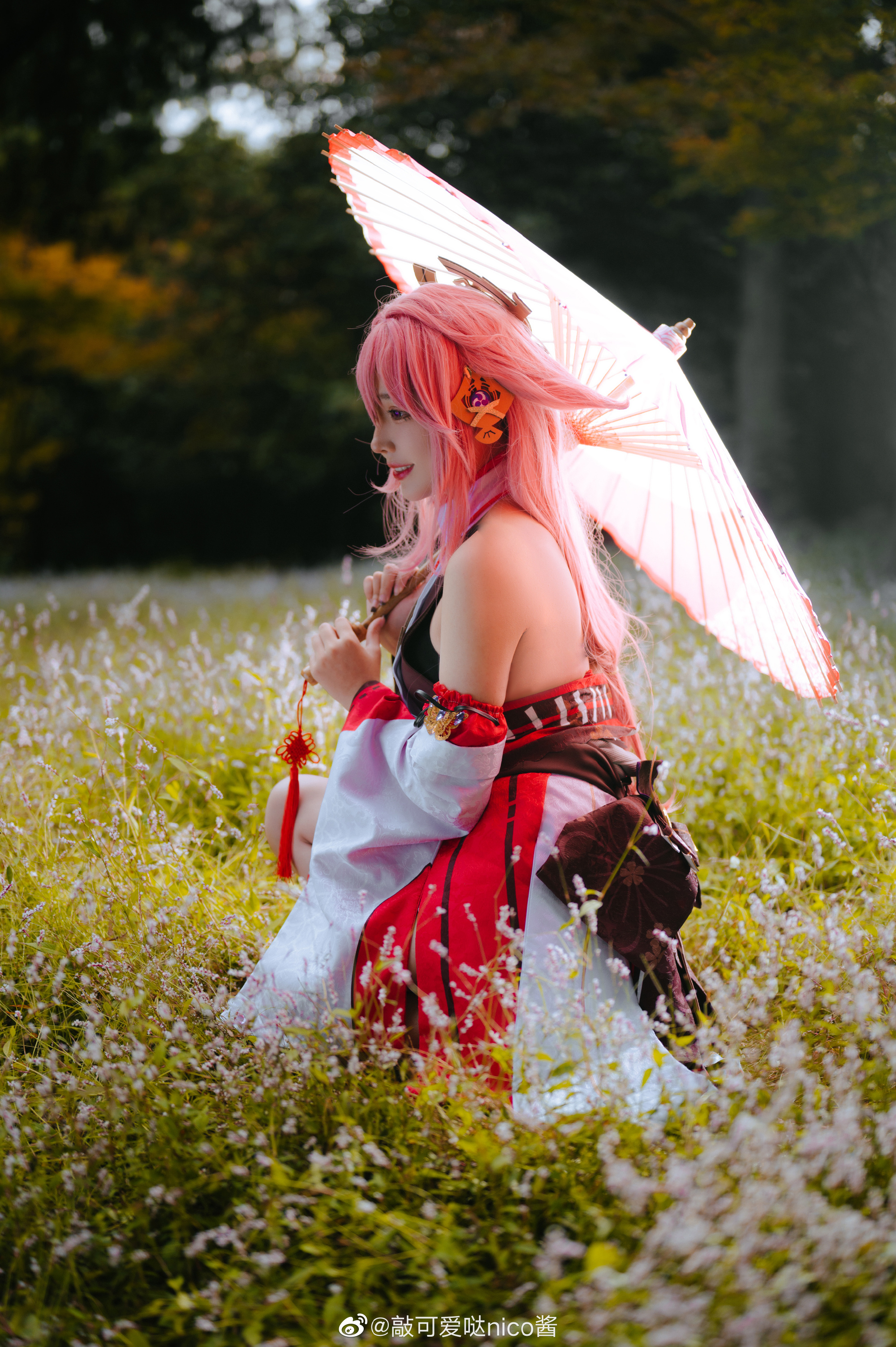 【COS】屑狐狸！！ 原神 八重神子@敲可爱哒nico酱 COSPLAY-第6张
