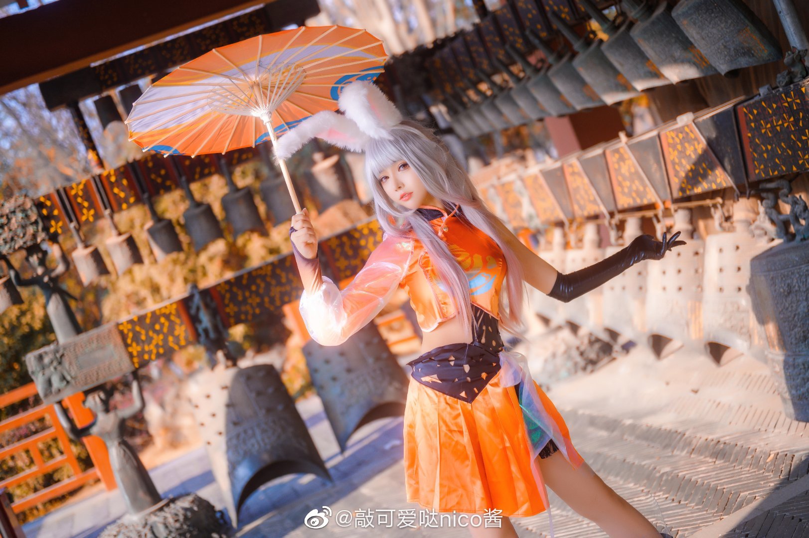 王者荣耀 公孙离国风少女cos @敲可爱哒nico酱 COSPLAY-第8张
