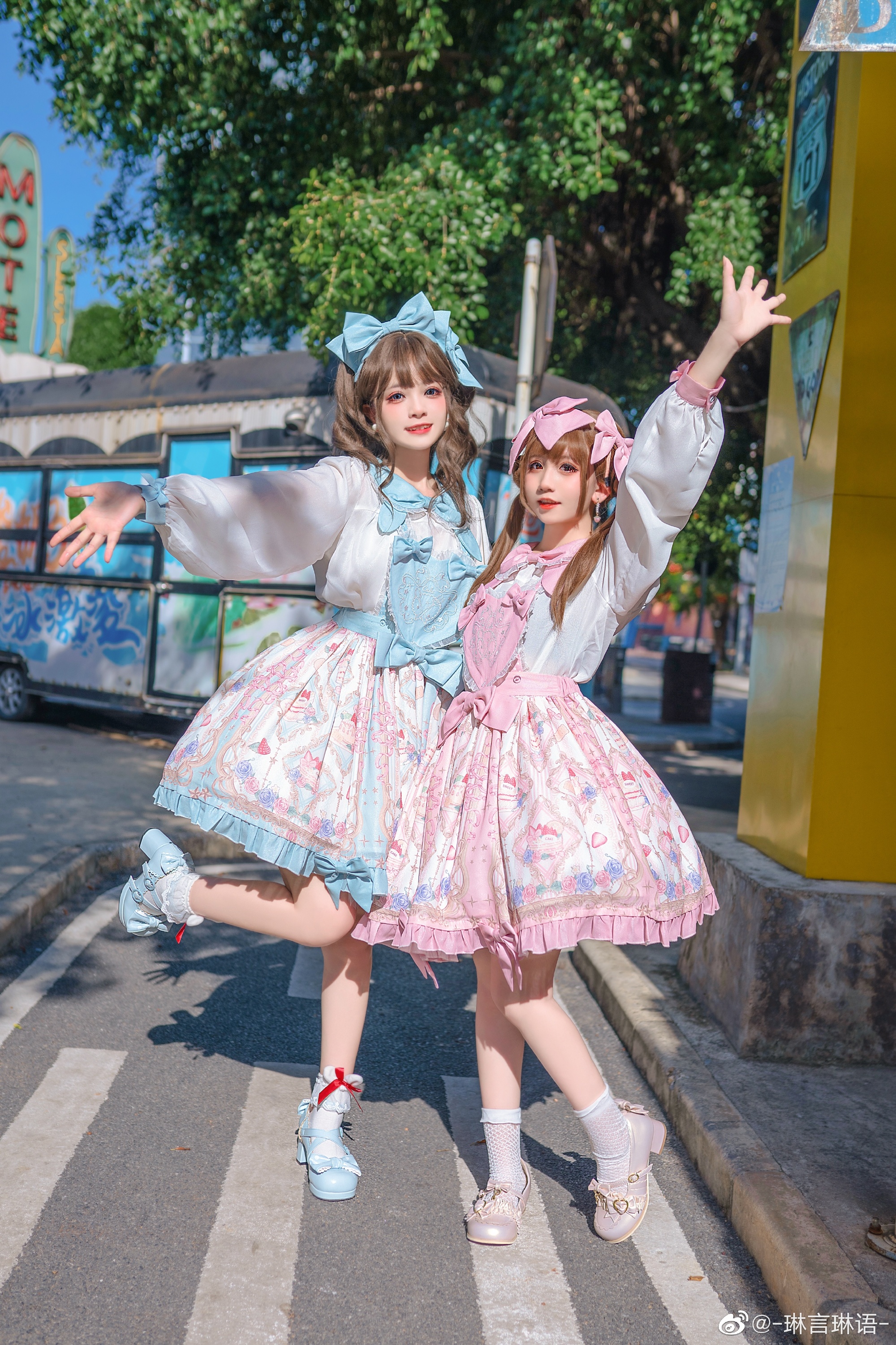 图片[4]-【LOLITA】尝一口心情就会变好哦? 棕@星御pika 蓝@花甲conch 粉@-琳言琳语--米哈社