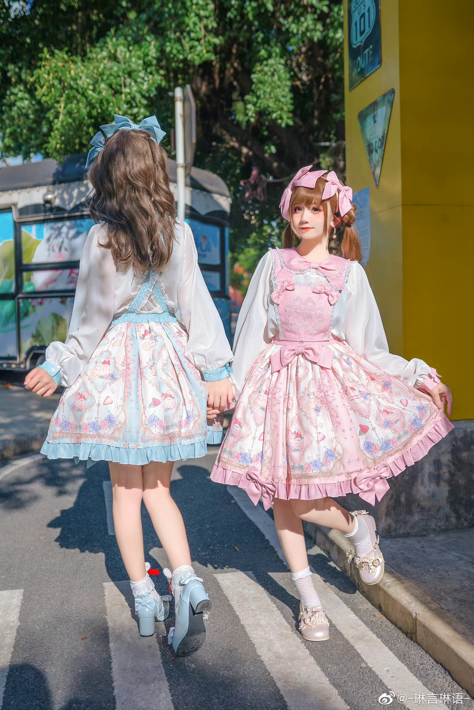 图片[5]-【LOLITA】尝一口心情就会变好哦? 棕@星御pika 蓝@花甲conch 粉@-琳言琳语--米哈社