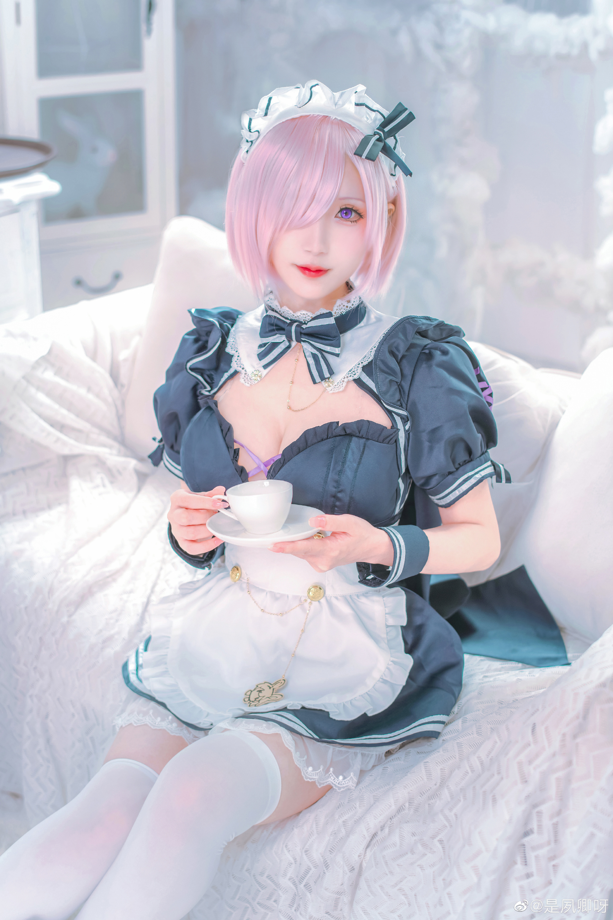 【COS】FGO 玛修女仆cos@是夙卿呀 COSPLAY-第8张