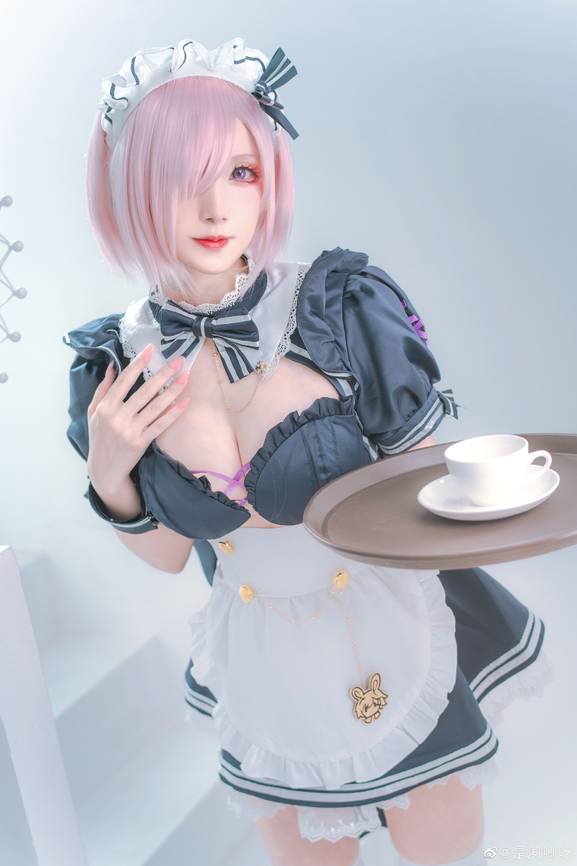【COS】FGO 玛修女仆cos@是夙卿呀 COSPLAY-第4张