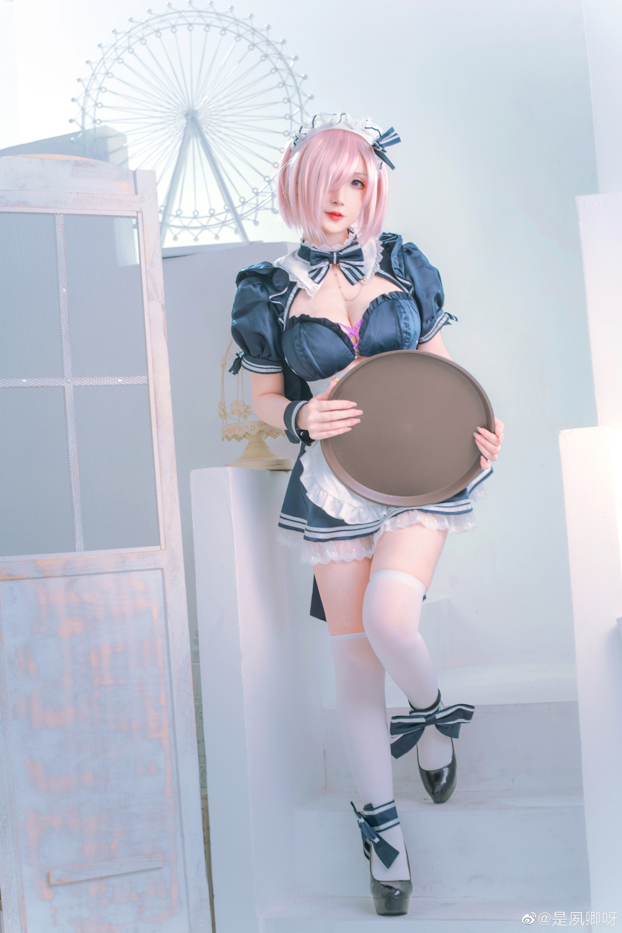 【COS】FGO 玛修女仆cos@是夙卿呀 COSPLAY-第11张