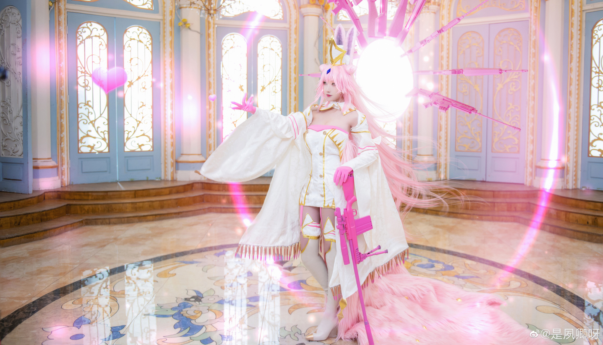 【COS】人类也就一发子弹的价值吧，不过也算是值得评价。 FGO 光之高扬斯卡娅@是夙卿呀 COSPLAY-第7张