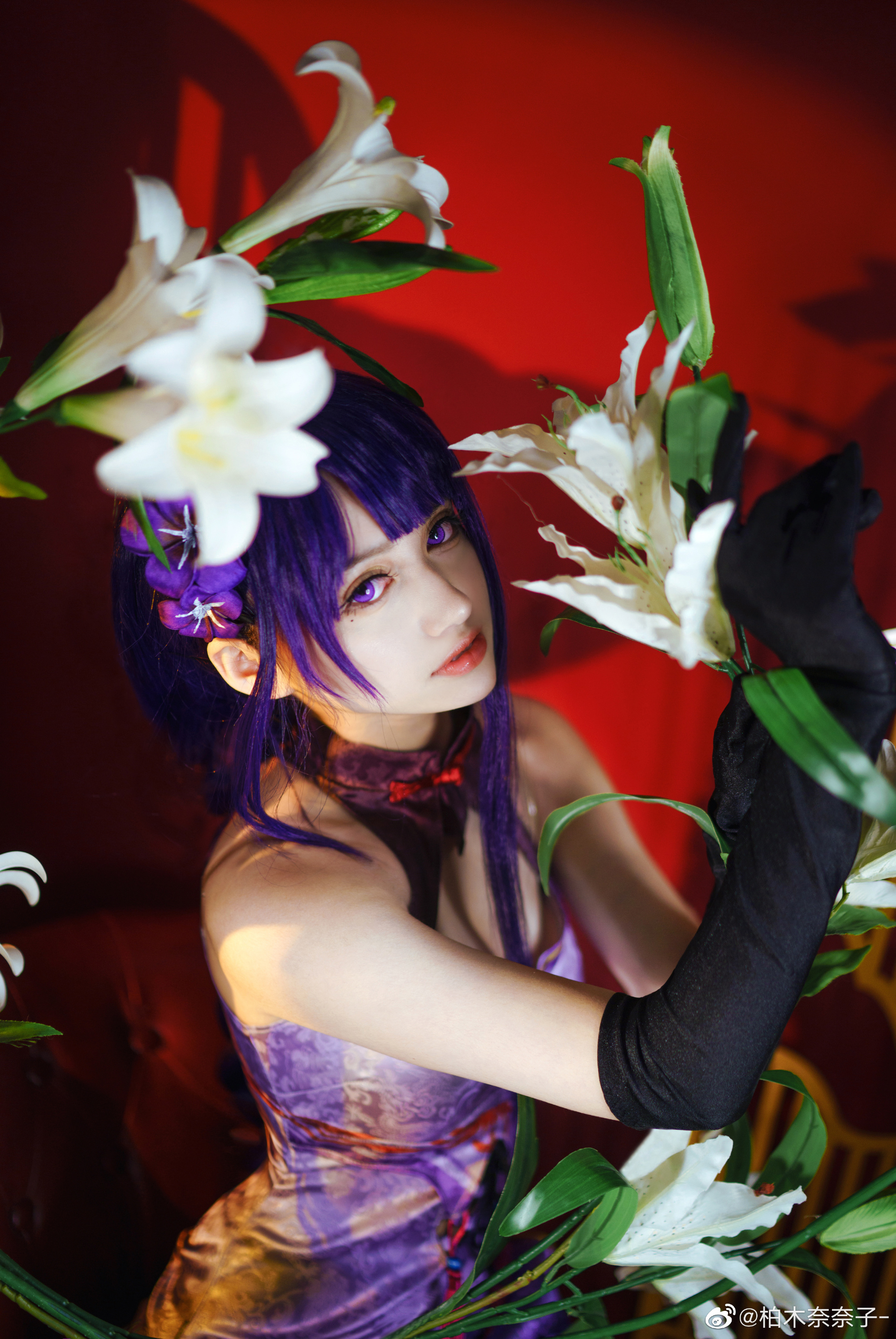 【COS】原神 雷电将军 同人旗袍cos@柏木奈奈子- COSPLAY-第6张