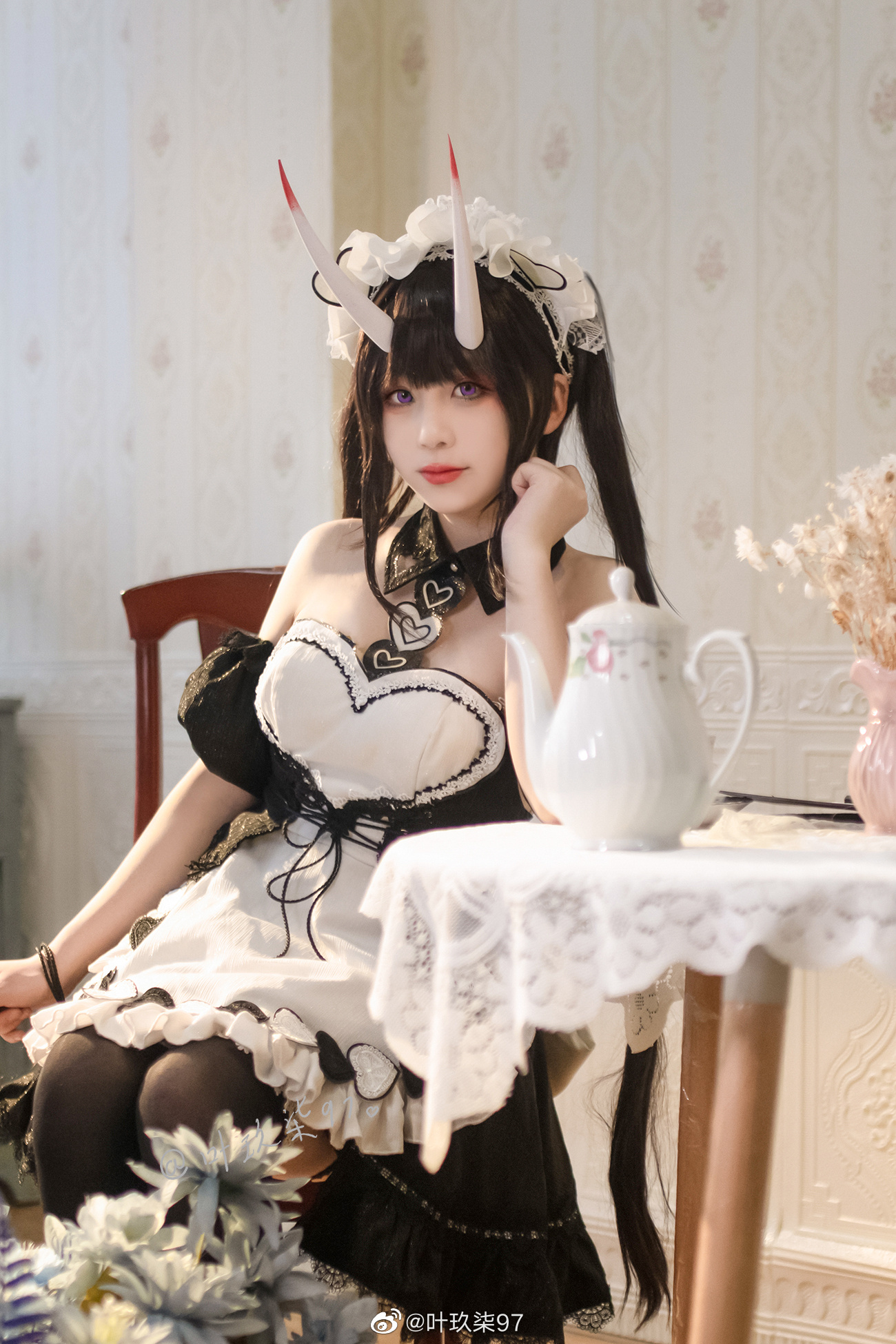 碧蓝航线 想听人叫你主人吗？……（小声）主人……@叶玖柒97 COSPLAY-第1张