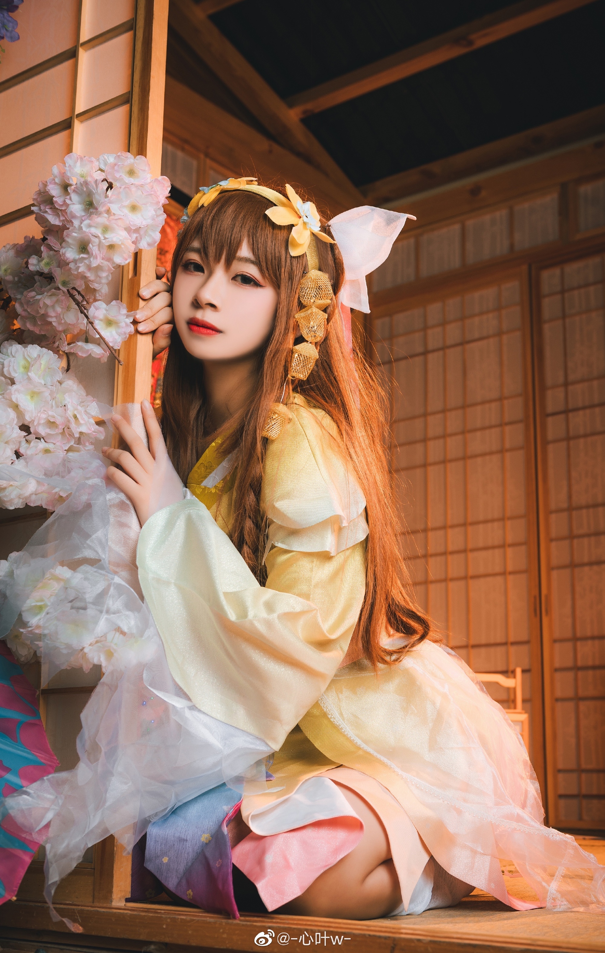 第一次出王者荣耀的cos，娜可露露这套晚萤真的好看 ​​​@-心叶w- COSPLAY-第8张