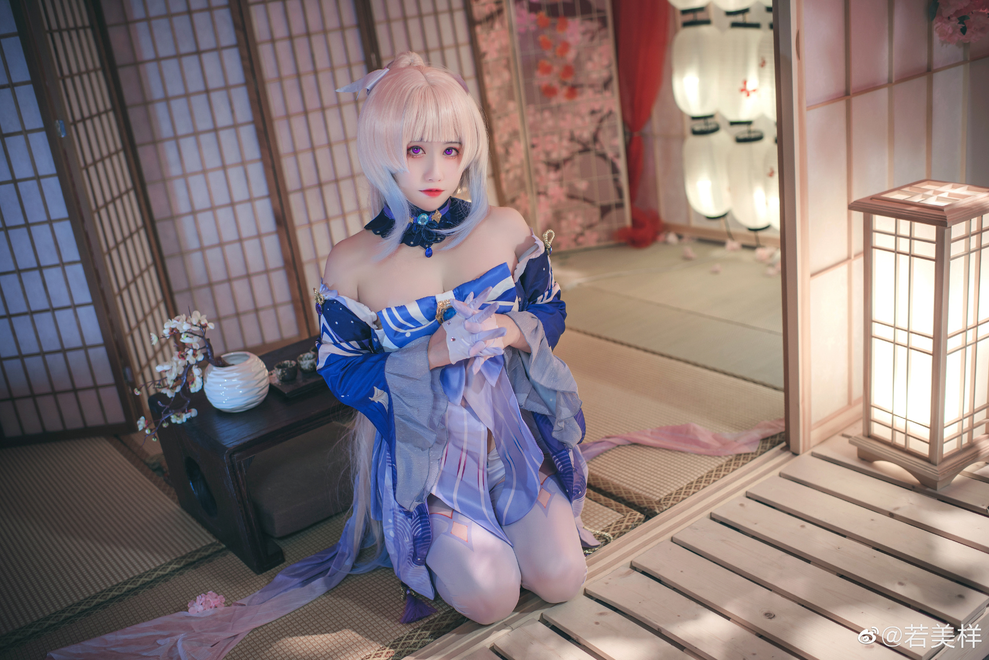 【COS正片】原神  珊瑚宫心海@若美样 COSPLAY-第2张