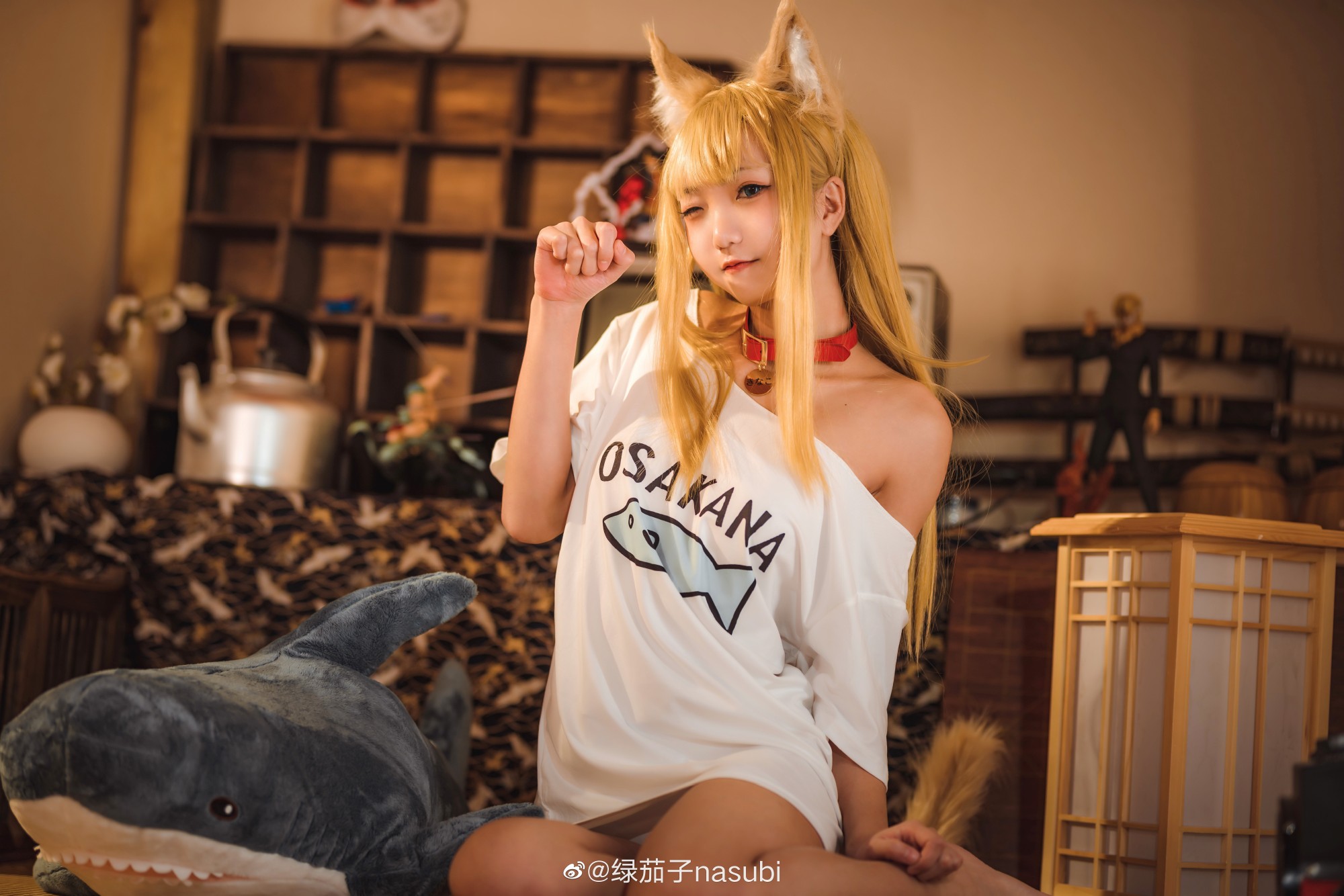 【COS】Kinako今天也很乖的nya  黄豆粉COS@绿茄子nasubi COSPLAY-第1张